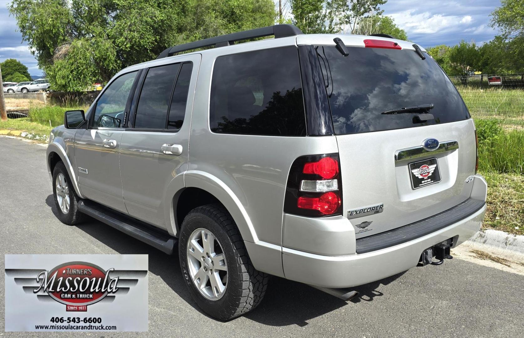 2008 Silver /Gray Ford Explorer XLT 4.0L 4WD (1FMEU73E48U) with an 4.0L V6 SOHC 16V engine, 5-Speed Automatic Overdrive transmission, located at 450 N Russell, Missoula, MT, 59801, (406) 543-6600, 46.874496, -114.017433 - Very Straight 08 Explorer with only 96K Miles. 4WD. 4.0L V6 Engine. 3rd Row Seating. Power Sunroof. Air. Cruise Tilt. Power Windows and Locks. Power Drivers Seat. Running Boards. Set up for Towing. Clean Title and Carfax. We Finance through local Credit Unions. We do NOT offer In House (Buy Her - Photo#7