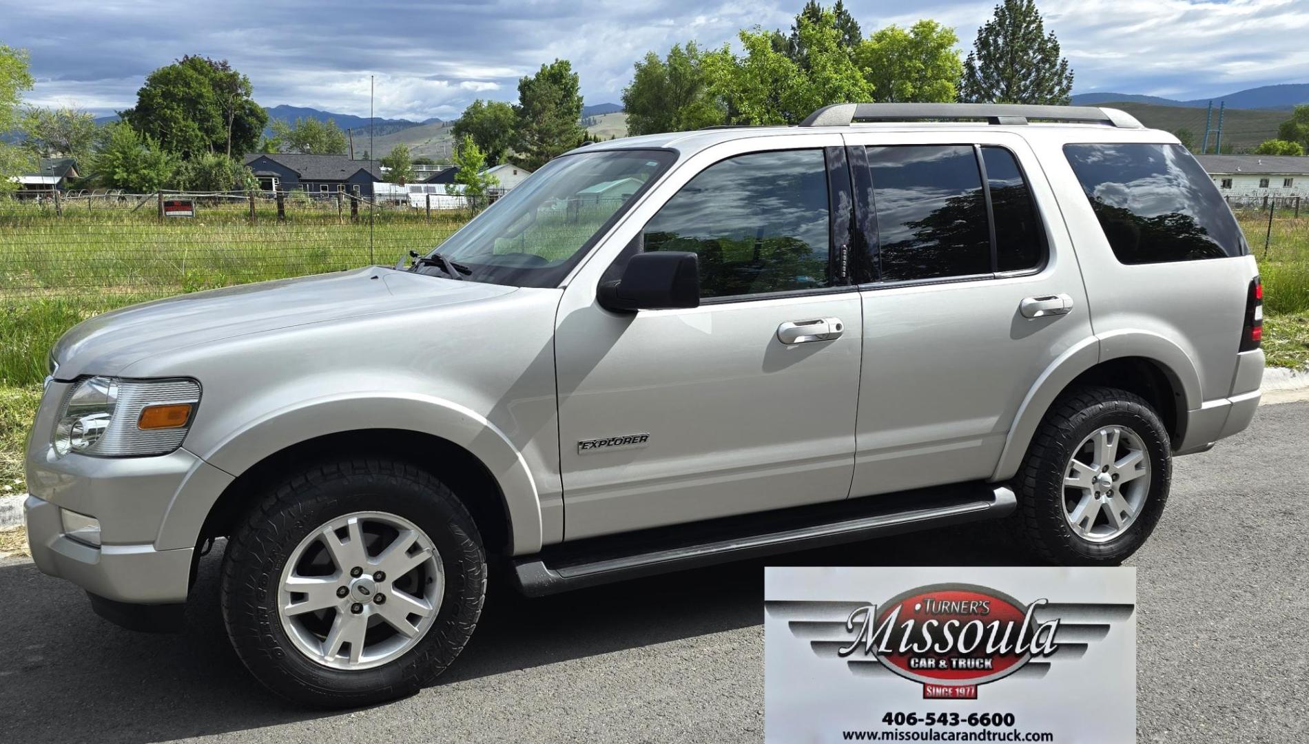 2008 Silver /Gray Ford Explorer XLT 4.0L 4WD (1FMEU73E48U) with an 4.0L V6 SOHC 16V engine, 5-Speed Automatic Overdrive transmission, located at 450 N Russell, Missoula, MT, 59801, (406) 543-6600, 46.874496, -114.017433 - Very Straight 08 Explorer with only 96K Miles. 4WD. 4.0L V6 Engine. 3rd Row Seating. Power Sunroof. Air. Cruise Tilt. Power Windows and Locks. Power Drivers Seat. Running Boards. Set up for Towing. Clean Title and Carfax. We Finance through local Credit Unions. We do NOT offer In House (Buy Her - Photo#8
