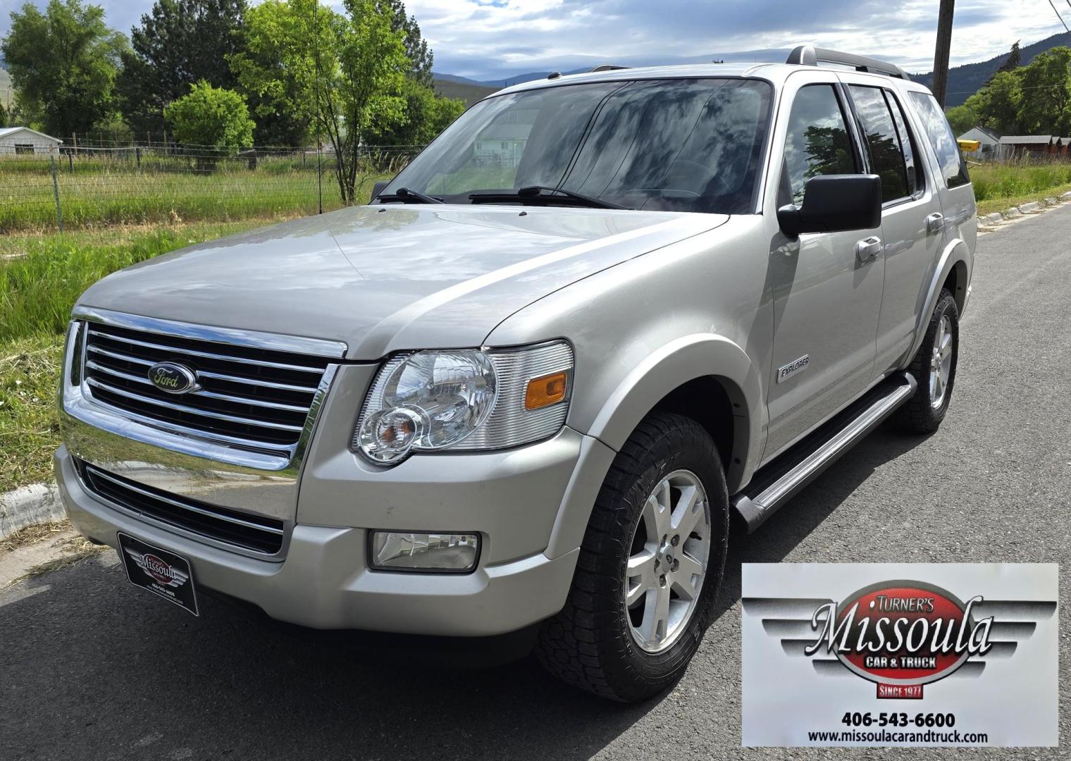 2008 Silver /Gray Ford Explorer XLT 4.0L 4WD (1FMEU73E48U) with an 4.0L V6 SOHC 16V engine, 5-Speed Automatic Overdrive transmission, located at 450 N Russell, Missoula, MT, 59801, (406) 543-6600, 46.874496, -114.017433 - Very Straight 08 Explorer with only 96K Miles. 4WD. 4.0L V6 Engine. 3rd Row Seating. Power Sunroof. Air. Cruise Tilt. Power Windows and Locks. Power Drivers Seat. Running Boards. Set up for Towing. Clean Title and Carfax. We Finance through local Credit Unions. We do NOT offer In House (Buy Her - Photo#9
