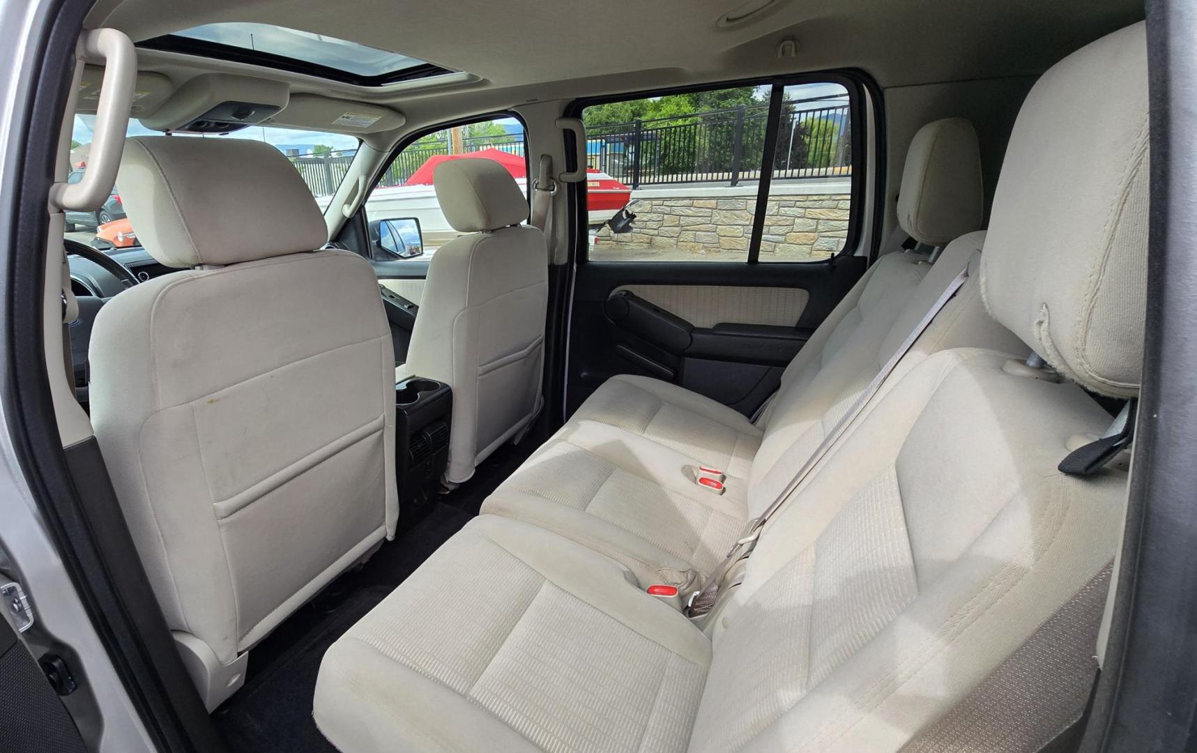 2008 Silver /Gray Ford Explorer XLT 4.0L 4WD (1FMEU73E48U) with an 4.0L V6 SOHC 16V engine, 5-Speed Automatic Overdrive transmission, located at 450 N Russell, Missoula, MT, 59801, (406) 543-6600, 46.874496, -114.017433 - Very Straight 08 Explorer with only 96K Miles. 4WD. 4.0L V6 Engine. 3rd Row Seating. Power Sunroof. Air. Cruise Tilt. Power Windows and Locks. Power Drivers Seat. Running Boards. Set up for Towing. Clean Title and Carfax. We Finance through local Credit Unions. We do NOT offer In House (Buy Her - Photo#16