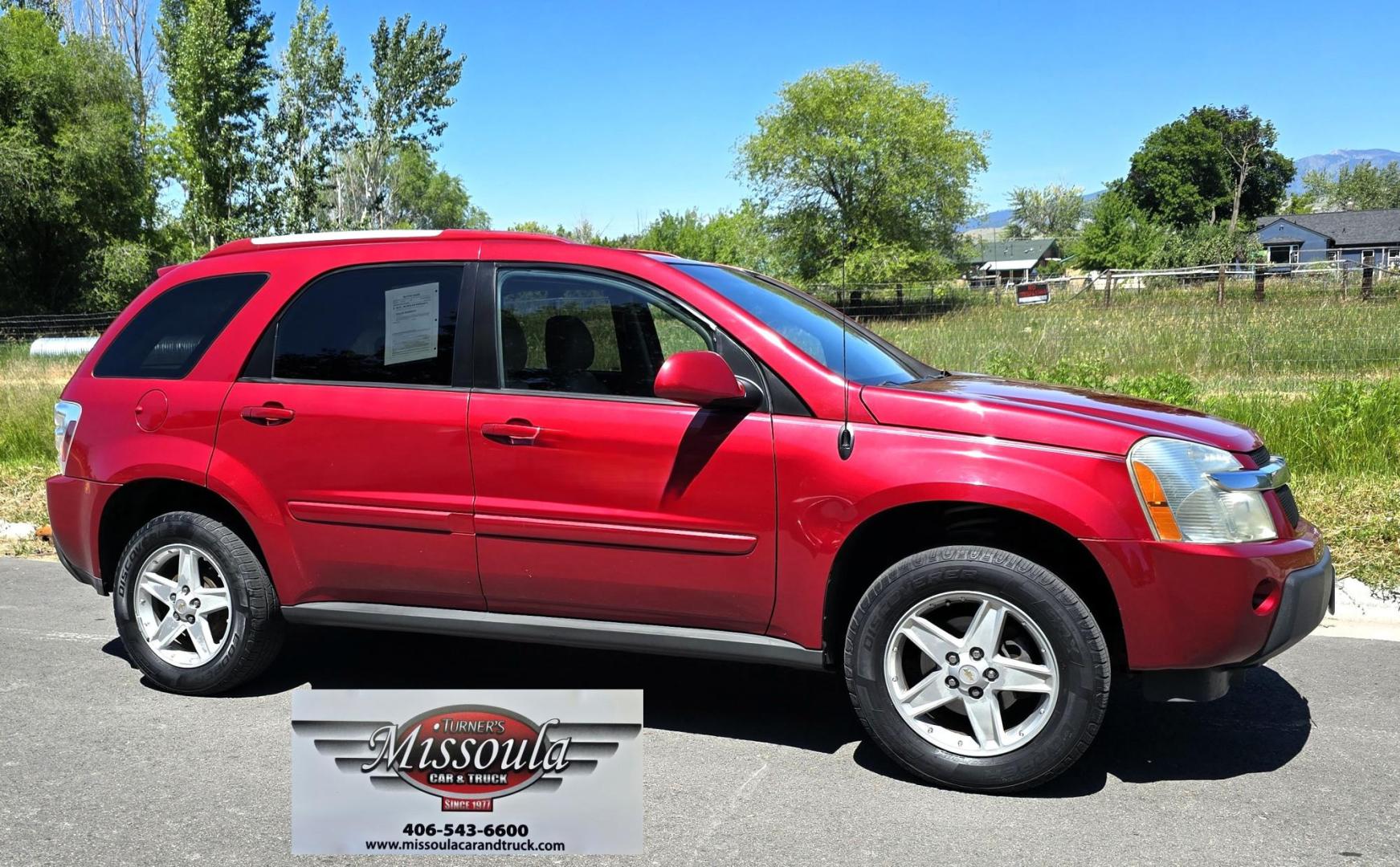 2006 Red /Tan Chevrolet Equinox LT AWD (2CNDL73F366) with an 3.4L V6 OHV 12V engine, 5-Speed Automatic transmission, located at 450 N Russell, Missoula, MT, 59801, (406) 543-6600, 46.874496, -114.017433 - Hard to a find Clean AWD SUV for this price.3.4L V6 Engine. Automatic Transmission. Power Sunroof. Power Windows and Locks. Power Drivers Seat. Air. Cruise. Tilt. Touchscreen Stereo with Bluetooth. We Finance through local Credit Unions. We do NOT offer In House (Buy Here Pay Here) Financing. - Photo#1