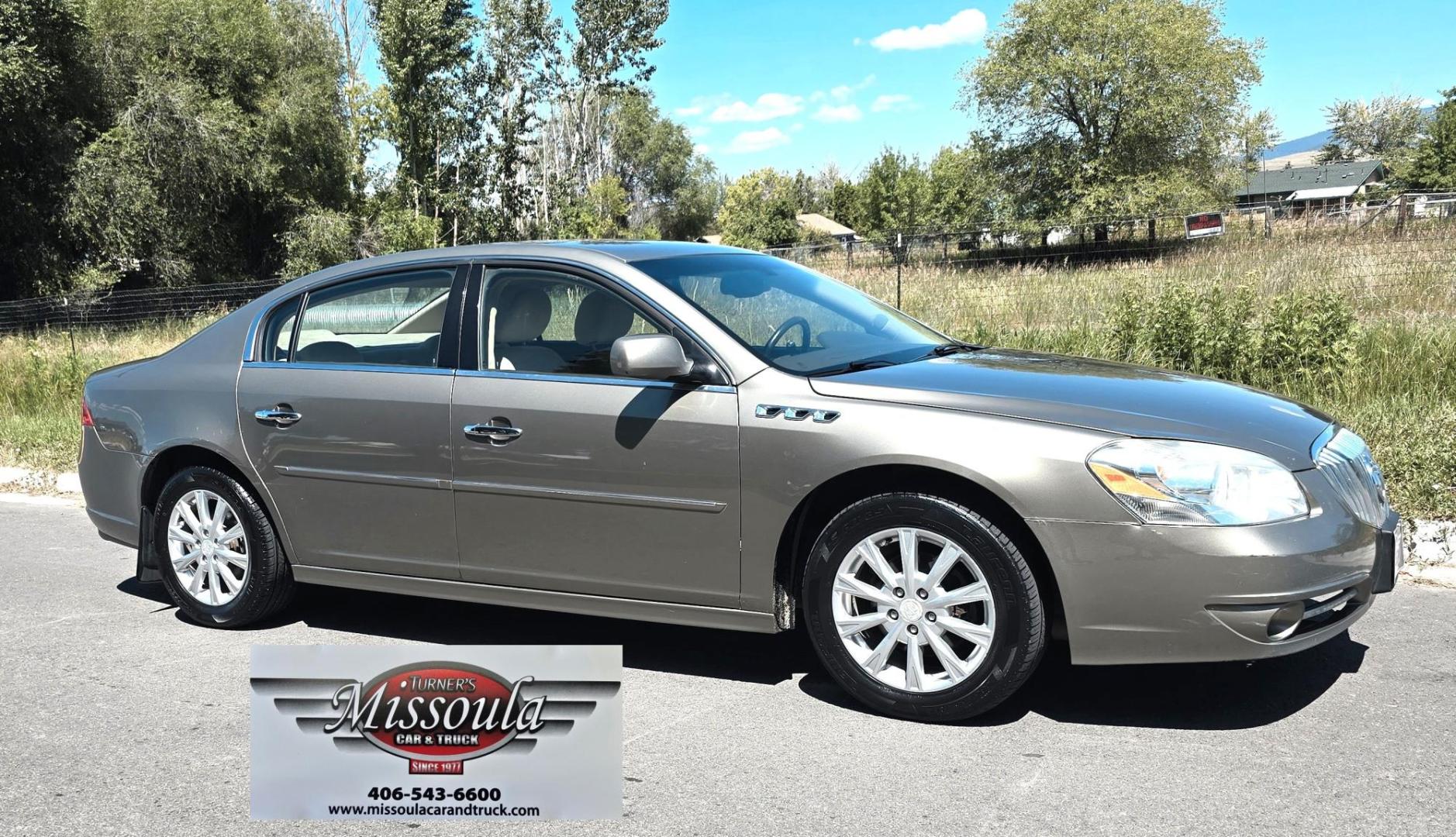 2011 Brown /White Buick Lucerne CX (1G4HA5EM4BU) with an 3.9L V6 OHV 12V engine, 4-Speed Automatic transmission, located at 450 N Russell, Missoula, MT, 59801, (406) 543-6600, 46.874496, -114.017433 - Photo#2
