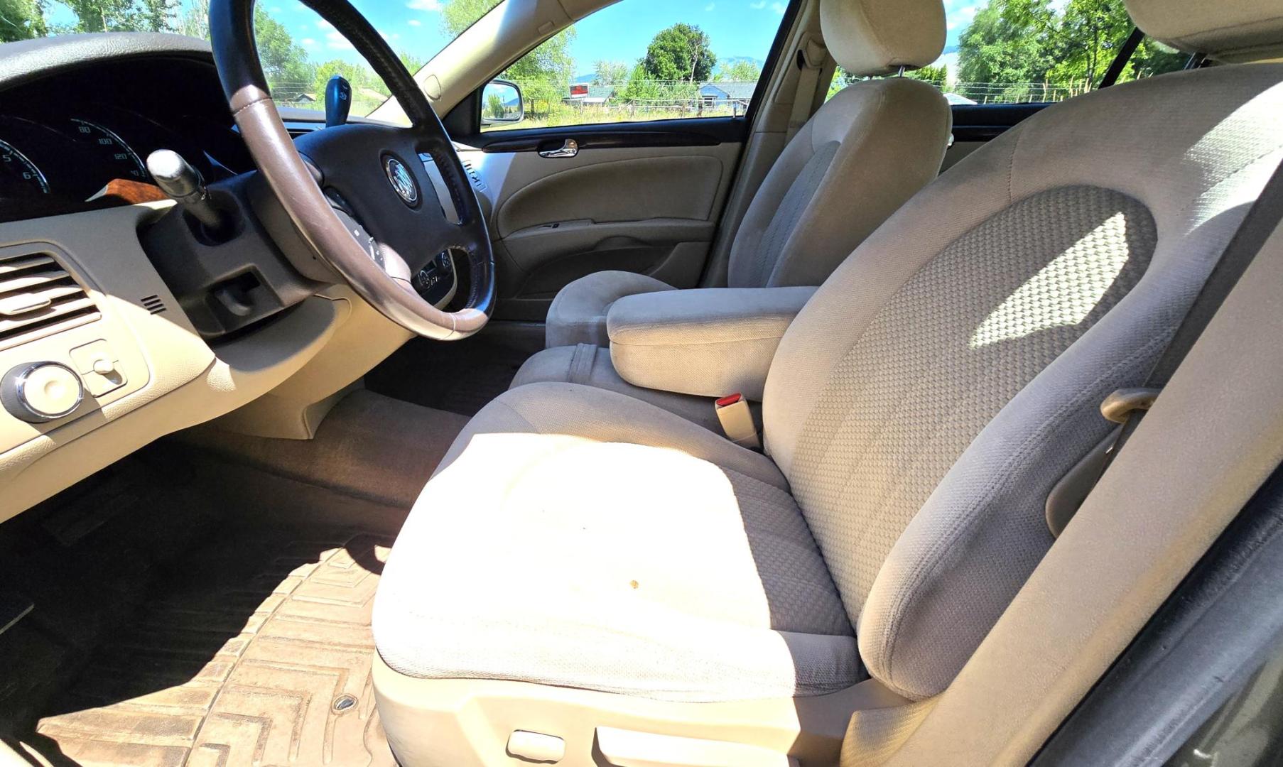 2011 Brown /White Buick Lucerne CX (1G4HA5EM4BU) with an 3.9L V6 OHV 12V engine, 4-Speed Automatic transmission, located at 450 N Russell, Missoula, MT, 59801, (406) 543-6600, 46.874496, -114.017433 - Photo#16