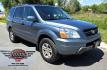 2005 Blue /Tan Honda Pilot EX-L w/ Leather (2HKYF18545H) with an 3.5L V6 SOHC 24V engine, 5-Speed Automatic Overdrive transmission, located at 450 N Russell, Missoula, MT, 59801, (406) 543-6600, 46.874496, -114.017433 - Photo#3