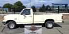 1989 White /Black Ford F-150 Reg. Cab Long Bed 4WD (1FTEF14Y0KP) with an 4.9L L6 OHV 12V engine, 4-Speed Automatic Overdrive transmission, located at 450 N Russell, Missoula, MT, 59801, (406) 543-6600, 46.874496, -114.017433 - Photo#0