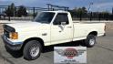 1989 White /Black Ford F-150 Reg. Cab Long Bed 4WD (1FTEF14Y0KP) with an 4.9L L6 OHV 12V engine, 4-Speed Automatic Overdrive transmission, located at 450 N Russell, Missoula, MT, 59801, (406) 543-6600, 46.874496, -114.017433 - Photo#1