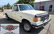 1989 White /Black Ford F-150 Reg. Cab Long Bed 4WD (1FTEF14Y0KP) with an 4.9L L6 OHV 12V engine, 4-Speed Automatic Overdrive transmission, located at 450 N Russell, Missoula, MT, 59801, (406) 543-6600, 46.874496, -114.017433 - Photo#4