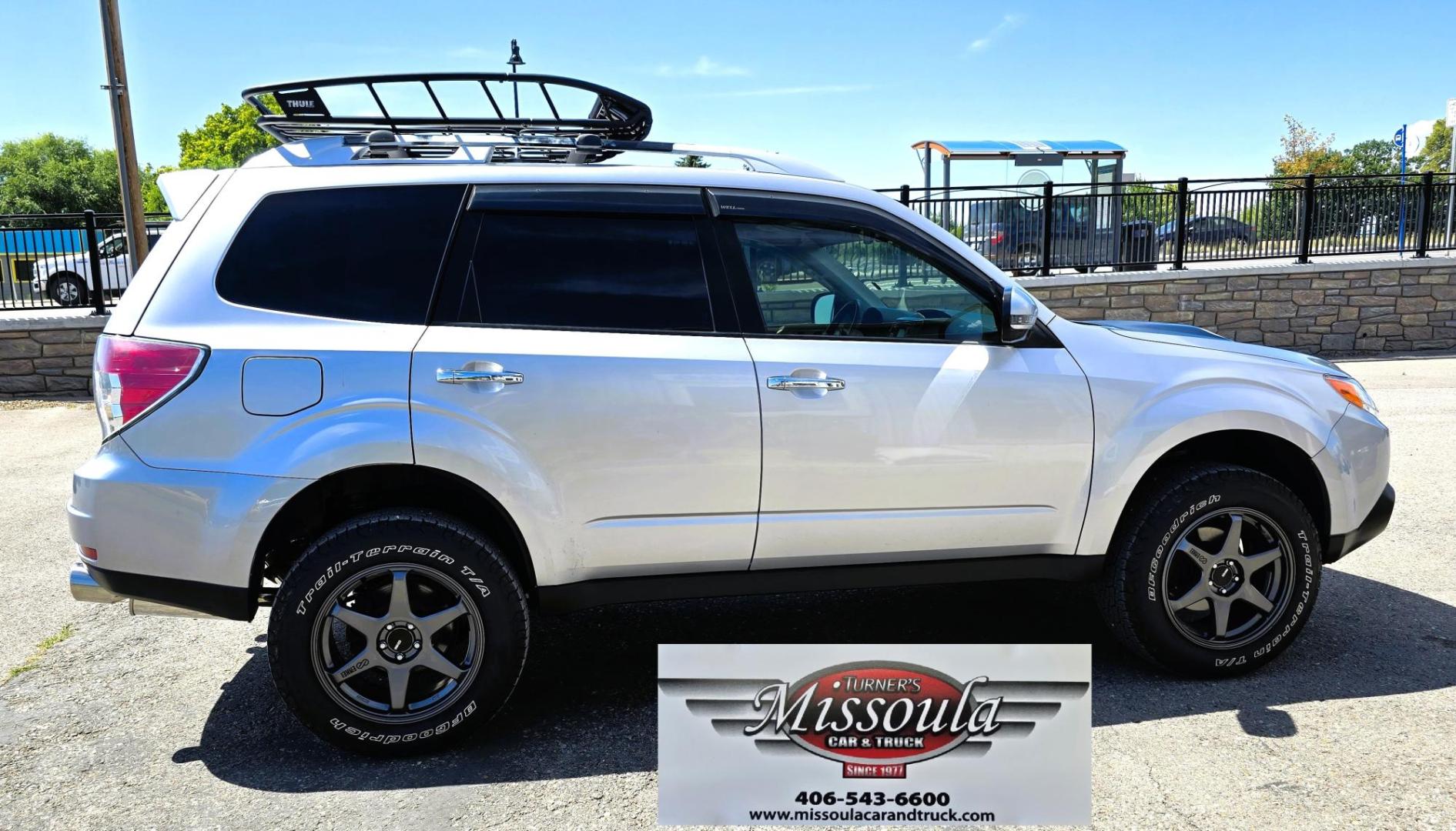 2012 Silver /Black Subaru Forester 2.5XT Touring (JF2SHGGC1CH) with an 2.5L H4 SOHC 16V engine, 4-Speed Automatic transmission, located at 450 N Russell, Missoula, MT, 59801, (406) 543-6600, 46.874496, -114.017433 - Beefy Subaru Forester with 2.5XT Turbo Engine that was installed only 3,000 miles ago. Comes with Cobb Tuner. Has New Axles and Suspension. Automatic Transmission. Power Sunroof. AM FM SAT CD Bluetooth. Backup Camera. Air. Cruise. Tilt. Power Windows and Locks. Remote Start. Heated Leather Seats. Th - Photo#2