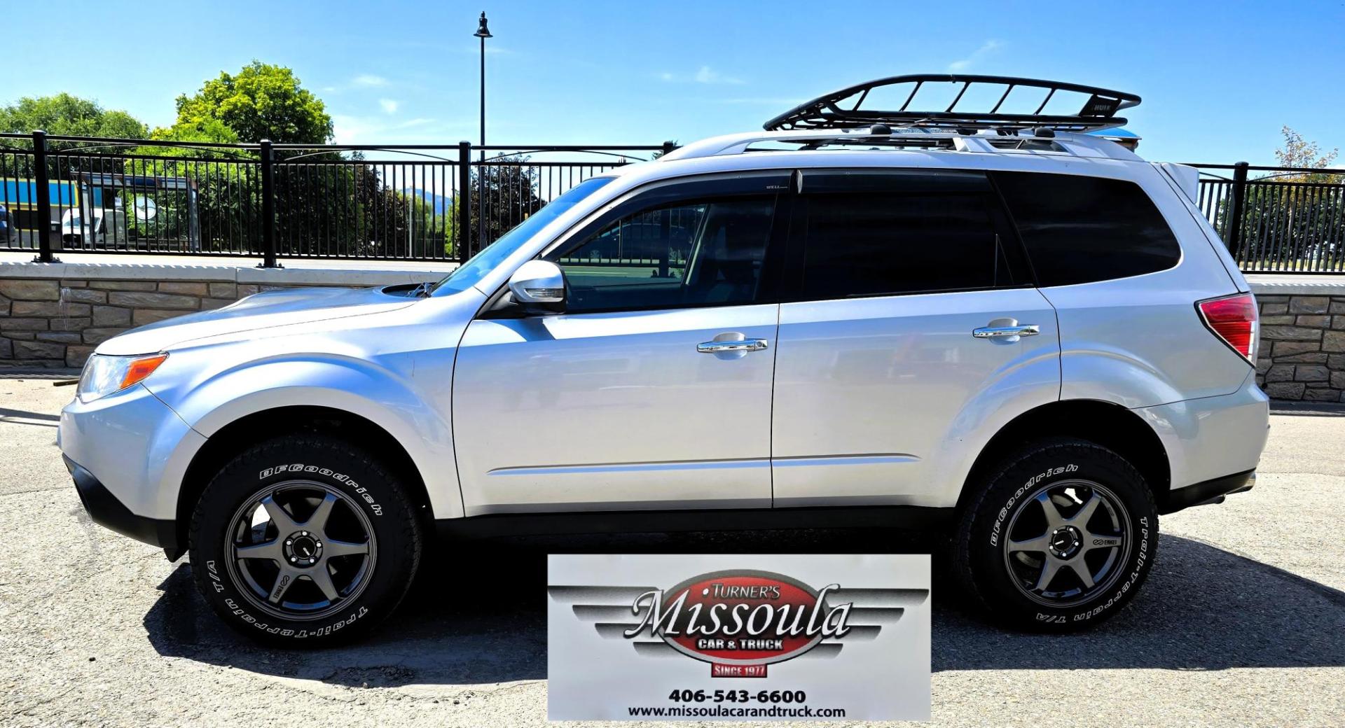 2012 Silver /Black Subaru Forester 2.5XT Touring (JF2SHGGC1CH) with an 2.5L H4 SOHC 16V engine, 4-Speed Automatic transmission, located at 450 N Russell, Missoula, MT, 59801, (406) 543-6600, 46.874496, -114.017433 - Beefy Subaru Forester with 2.5XT Turbo Engine that was installed only 3,000 miles ago. Comes with Cobb Tuner. Has New Axles and Suspension. Automatic Transmission. Power Sunroof. AM FM SAT CD Bluetooth. Backup Camera. Air. Cruise. Tilt. Power Windows and Locks. Remote Start. Heated Leather Seats. Th - Photo#1