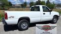 2007 White /Gray Chevrolet Silverado Classic 1500 Work Truck (1GCEK14X07Z) with an 4.3L V6 OHV 12V engine, 5 Speed Manual Transmission transmission, located at 450 N Russell, Missoula, MT, 59801, (406) 543-6600, 46.874496, -114.017433 - Photo#1