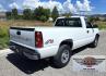 2007 White /Gray Chevrolet Silverado Classic 1500 Work Truck (1GCEK14X07Z) with an 4.3L V6 OHV 12V engine, 5 Speed Manual Transmission transmission, located at 450 N Russell, Missoula, MT, 59801, (406) 543-6600, 46.874496, -114.017433 - Photo#2