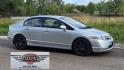 2008 Silver /Gray Honda Civic LX Sedan AT (2HGFA16558H) with an 1.8L L4 SOHC 16V engine, 5-Speed Automatic Overdrive transmission, located at 450 N Russell, Missoula, MT, 59801, (406) 543-6600, 46.874496, -114.017433 - Photo#0