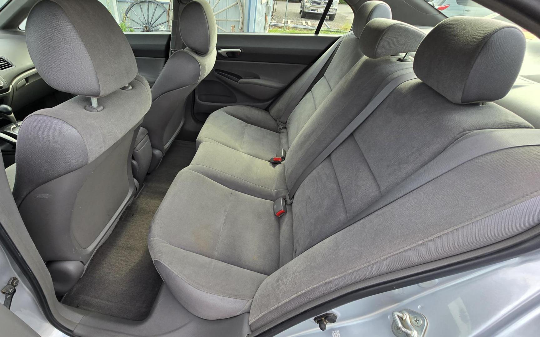 2008 Silver /Gray Honda Civic LX Sedan AT (2HGFA16558H) with an 1.8L L4 SOHC 16V engine, 5-Speed Automatic Overdrive transmission, located at 450 N Russell, Missoula, MT, 59801, (406) 543-6600, 46.874496, -114.017433 - Photo#15
