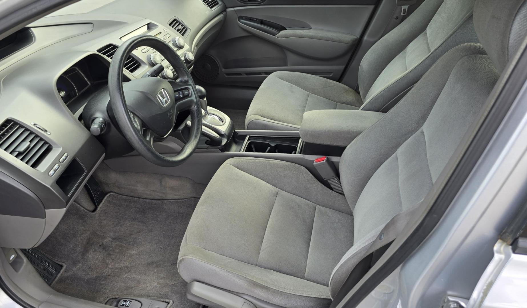 2008 Silver /Gray Honda Civic LX Sedan AT (2HGFA16558H) with an 1.8L L4 SOHC 16V engine, 5-Speed Automatic Overdrive transmission, located at 450 N Russell, Missoula, MT, 59801, (406) 543-6600, 46.874496, -114.017433 - Photo#14