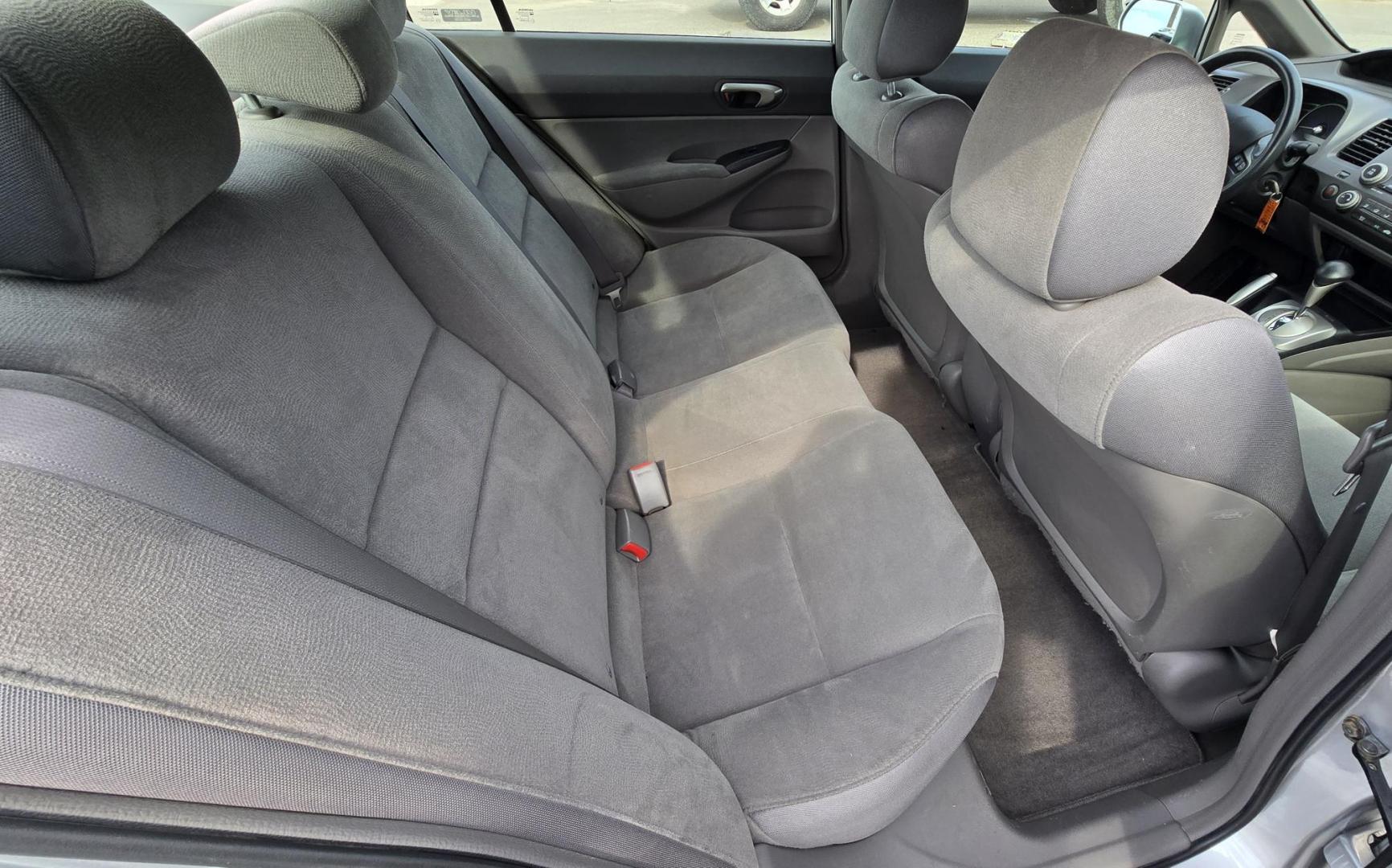 2008 Silver /Gray Honda Civic LX Sedan AT (2HGFA16558H) with an 1.8L L4 SOHC 16V engine, 5-Speed Automatic Overdrive transmission, located at 450 N Russell, Missoula, MT, 59801, (406) 543-6600, 46.874496, -114.017433 - Photo#16
