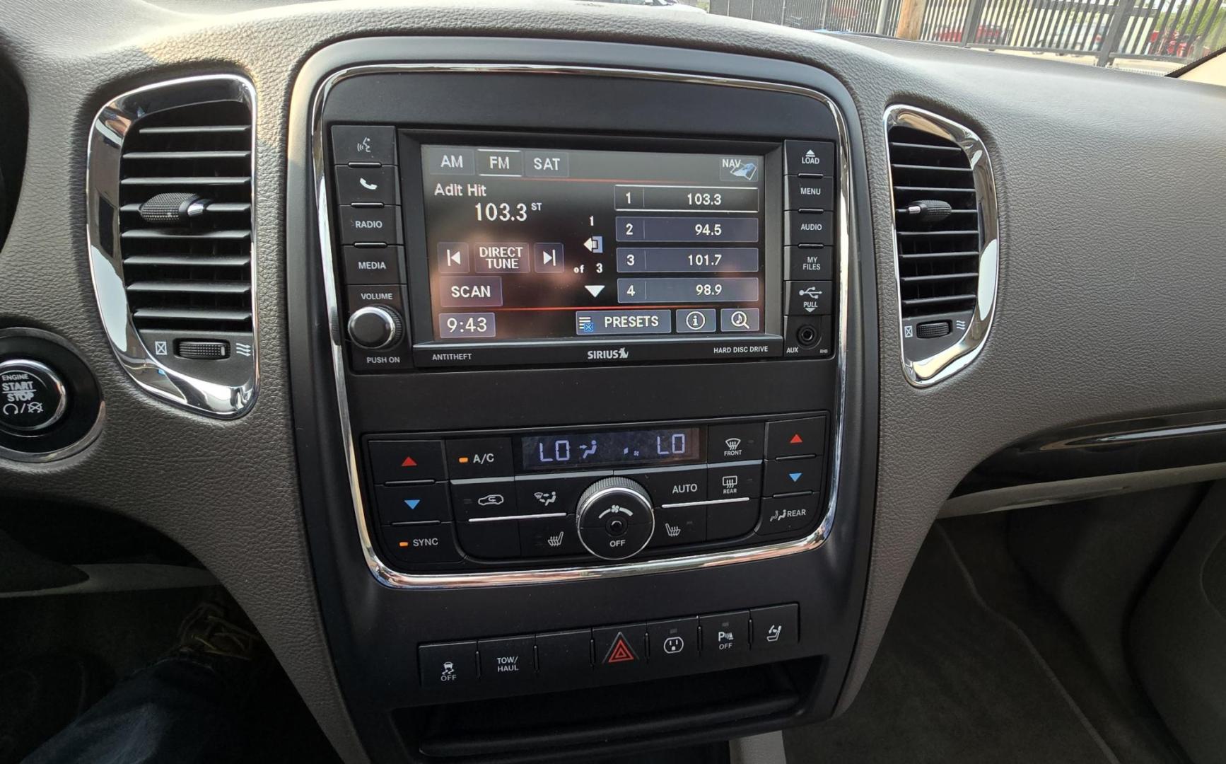 2013 White /Black Dodge Durango Crew AWD (1C4SDJDT7DC) with an 5.7L V8 OHV 16V engine, 5-Speed Automatic transmission, located at 450 N Russell, Missoula, MT, 59801, (406) 543-6600, 46.874496, -114.017433 - 5.7 Hemi Powered AWD SUV. 3rd Row Seating. Power Sunroof. Remote Start. Heated Leather Front Seats. AM FM SAT CD Player. Navigation. Bluetooth Audio and Phone. Backup Camera. Air. Cruise. Tilt. Lots of Power to Play and the Room of a Family Car. - Photo#15