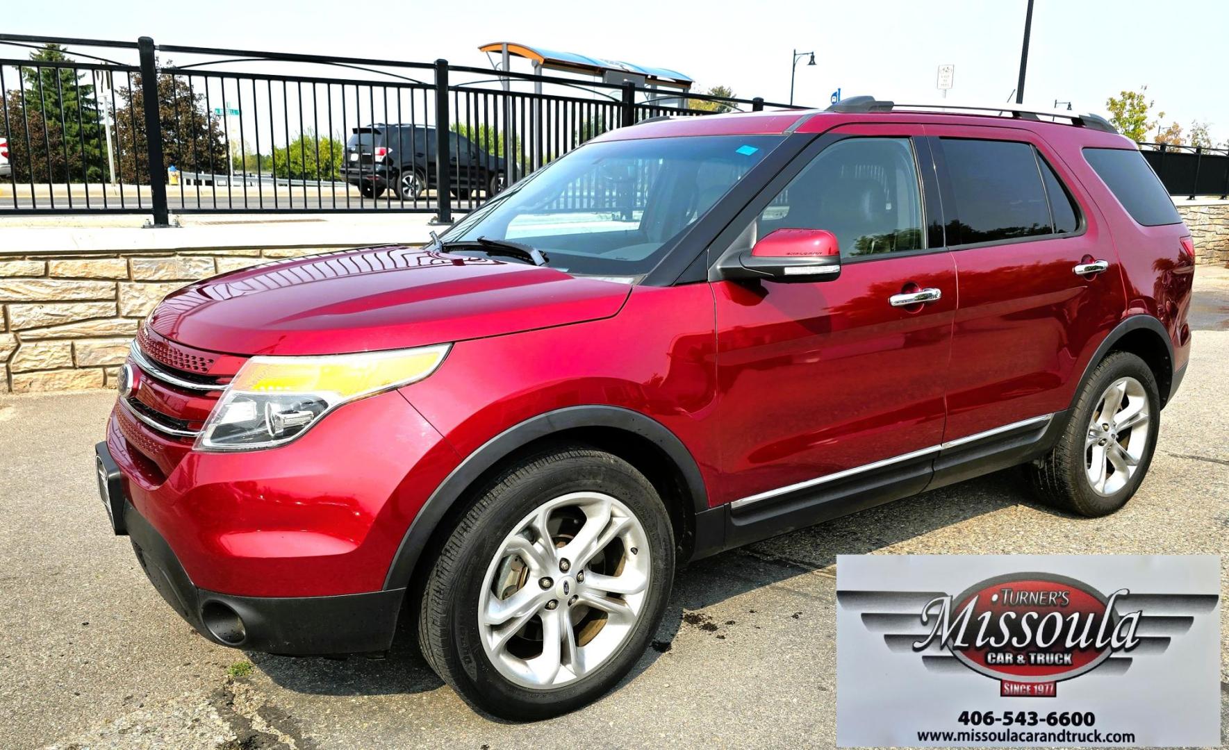 2014 Red /Black Ford Explorer Limited 4WD (1FM5K8F83EG) with an 3.5L V6 DOHC 24V engine, 6-Speed Automatic transmission, located at 450 N Russell, Missoula, MT, 59801, (406) 543-6600, 46.874496, -114.017433 - Loaded Ruby Red Explorer. AWD. Spunky 3.5L V6 Engine with only 83K Miles. 3rd Row Seating with Front, Middle and Rear Bucket Seats. Heated Front and Middle Seats. Heated Steering Wheel. Cooled Front Seats. Remote Start. Power Lift Gate. Front and Rear Climate Controls. Power Folding Rear Seats. Navi - Photo#9