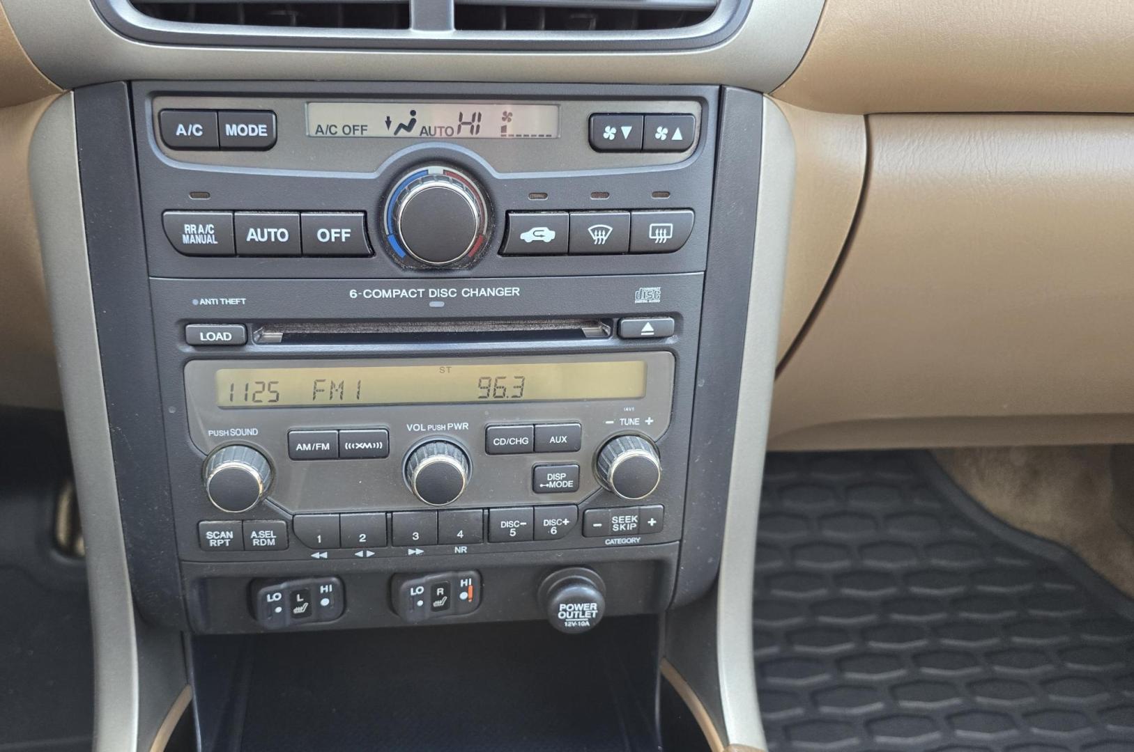 2006 Gold /Tan Honda Pilot EX 4WD w/Leather and Navigation (2HKYF18726H) with an 3.5L V6 SOHC 24V engine, 5-Speed Automatic Overdrive transmission, located at 450 N Russell, Missoula, MT, 59801, (406) 543-6600, 46.874496, -114.017433 - One Owner Honda Pilot AWD. 3.5L V6 Engine. Leather Heated Front Seats. 3rd Row Seating. Power Sun Roof. Power Windows and Locks. Air. Cruise. Tilt. Navigation. Bluetooth. Backup Camera. AM FM XM CD Changer. Timing Belt was Replaced at 120K We Finance through local Credit Unions. We do NOT off - Photo#18