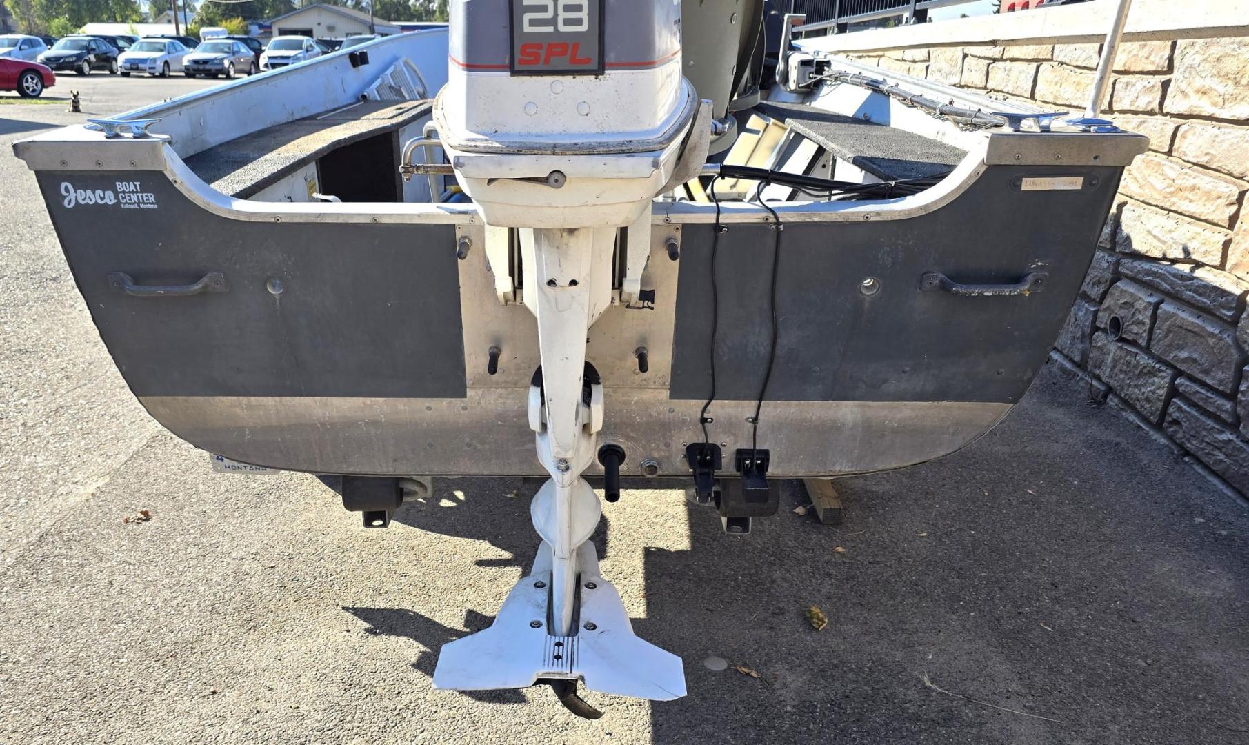 1991 Silver Lund Rebel Special Rebel Special with an 28hp Johnson engine, n/a transmission, located at 450 N Russell, Missoula, MT, 59801, (406) 543-6600, 46.874496, -114.017433 - Photo#6