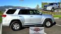 2011 Silver /Black Toyota 4Runner SR5 4WD V6 (JTEBU5JRXB5) with an 4.0L V6 DOHC 24V engine, 5-Speed Automatic transmission, located at 450 N Russell, Missoula, MT, 59801, (406) 543-6600, 46.874496, -114.017433 - Nice 2 Owner 4WD SUV. The Toyota 4Runner is one of the most sought after vehicles on Montana today. Rugged and Comfortable. 4.0L V6 Engine. Automatic Transmission. Leather Interior. Power Heated Front Seats. Power Sunroof. Bluetooth Audio and Phone. AM FM CD Player. Air. Cruise. Tilt. Power Windows - Photo#2