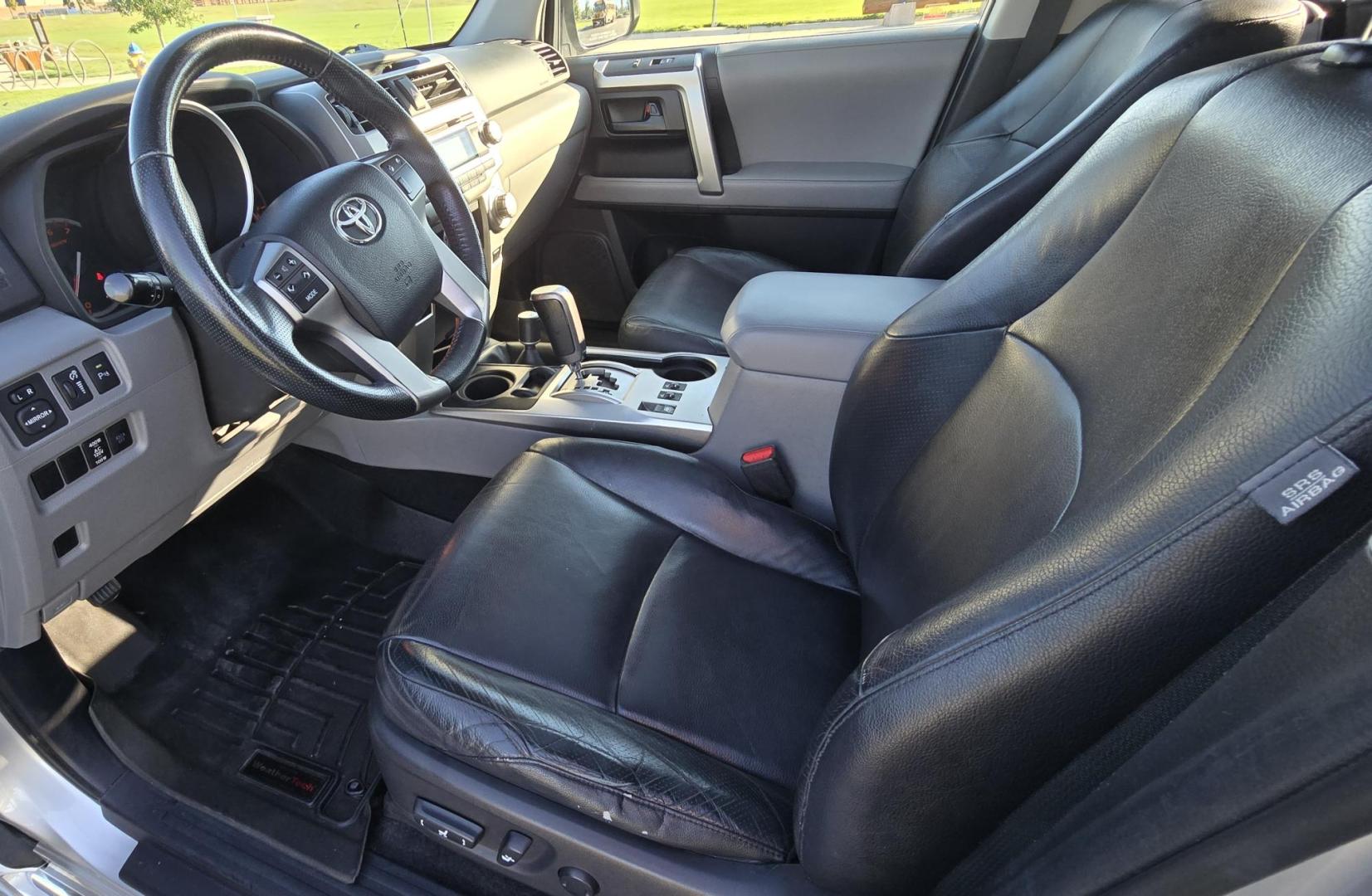2011 Silver /Black Toyota 4Runner SR5 4WD V6 (JTEBU5JRXB5) with an 4.0L V6 DOHC 24V engine, 5-Speed Automatic transmission, located at 450 N Russell, Missoula, MT, 59801, (406) 543-6600, 46.874496, -114.017433 - Nice 2 Owner 4WD SUV. The Toyota 4Runner is one of the most sought after vehicles on Montana today. Rugged and Comfortable. 4.0L V6 Engine. Automatic Transmission. Leather Interior. Power Heated Front Seats. Power Sunroof. Bluetooth Audio and Phone. AM FM CD Player. Air. Cruise. Tilt. Power Windows - Photo#15