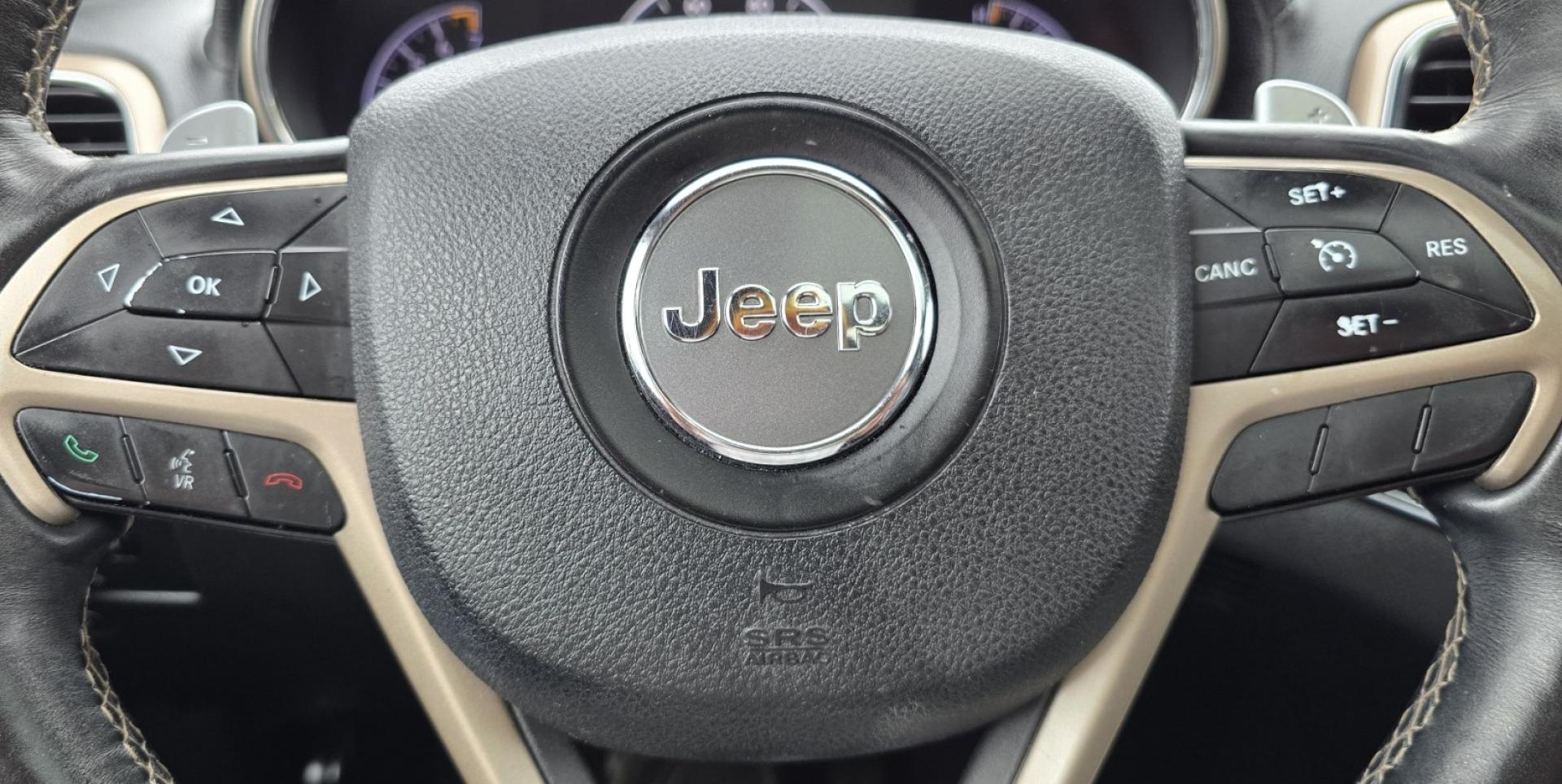 2015 Grey /Black Jeep Grand Cherokee Overland 4WD (1C4RJFCGXFC) with an 3.6L V6 DOHC 24V engine, 8-Speed Automatic transmission, located at 450 N Russell, Missoula, MT, 59801, (406) 543-6600, 46.874496, -114.017433 - Clean 4WD SUV. Peppy 3.6L V6 Engine. 8 Speed Automatic Transmission this Paddle Shifters for Manual Shifting. Huge Panoramic Sun Roof. Front and Rear Heated Seats. Heated Steering Wheel. Vented Front Seats for Cooling. AM FM SAT. Bluetooth Audio and Phone. Navigation. Backup Camera. Remote Start. Po - Photo#20