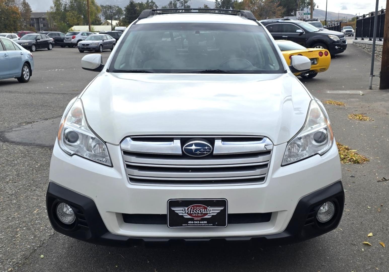 2013 White /White Subaru Outback 2.5I Premium (4S4BRBCC1D3) with an 2.5L H4 DOHC 16V engine, Automatic transmission, located at 450 N Russell, Missoula, MT, 59801, (406) 543-6600, 46.874496, -114.017433 - Very Clean 2 Owner AWD SUV. 2.5L H4 Engine. Automatic Transmission. Leather Seats. Heated Front Seats. Power Drivers Seat. Air. Cruise. Tilt. Power Windows and Locks. AM FM CD Player. Bluetooth. Steering Wheel Controls. We Finance through local Credit Unions. We do NOT offer In House (Buy Here P - Photo#3