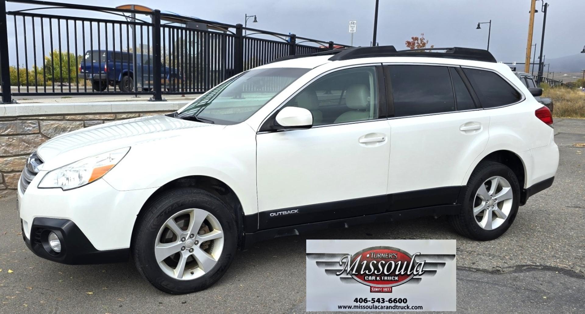 2013 White /White Subaru Outback 2.5I Premium (4S4BRBCC1D3) with an 2.5L H4 DOHC 16V engine, Automatic transmission, located at 450 N Russell, Missoula, MT, 59801, (406) 543-6600, 46.874496, -114.017433 - Very Clean 2 Owner AWD SUV. 2.5L H4 Engine. Automatic Transmission. Leather Seats. Heated Front Seats. Power Drivers Seat. Air. Cruise. Tilt. Power Windows and Locks. AM FM CD Player. Bluetooth. Steering Wheel Controls. We Finance through local Credit Unions. We do NOT offer In House (Buy Here P - Photo#7