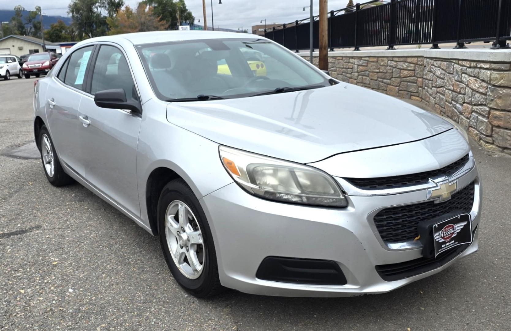 2014 Silver /Gray Chevrolet Malibu LS (1G11B5SL8EF) with an 2.5L L4 DOHC 16V engine, 6-Speed Automatic transmission, located at 450 N Russell, Missoula, MT, 59801, (406) 543-6600, 46.874496, -114.017433 - Nice size family car with good fuel economy at a reasonable price. 2.5L I4 Engine. Front Wheel Drive. Air. Cruise. Tilt. Power Windows and Locks. AM FM CD Player. Clean Title and Carfax. We Finance through local Credit Unions. We do NOT offer In House (Buy Here Pay Here) Financing. - Photo#3