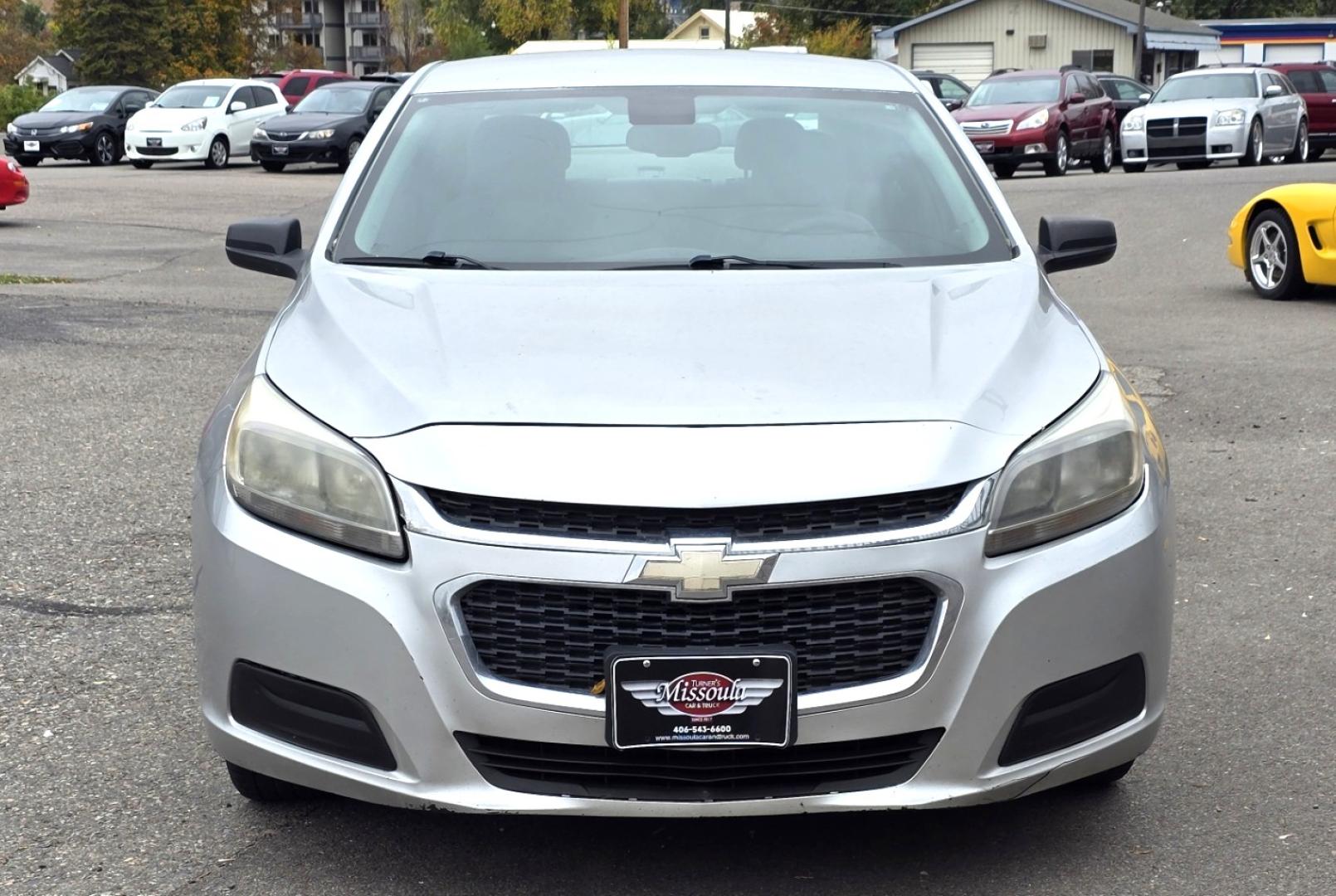 2014 Silver /Gray Chevrolet Malibu LS (1G11B5SL8EF) with an 2.5L L4 DOHC 16V engine, 6-Speed Automatic transmission, located at 450 N Russell, Missoula, MT, 59801, (406) 543-6600, 46.874496, -114.017433 - Nice size family car with good fuel economy at a reasonable price. 2.5L I4 Engine. Front Wheel Drive. Air. Cruise. Tilt. Power Windows and Locks. AM FM CD Player. Clean Title and Carfax. We Finance through local Credit Unions. We do NOT offer In House (Buy Here Pay Here) Financing. - Photo#4