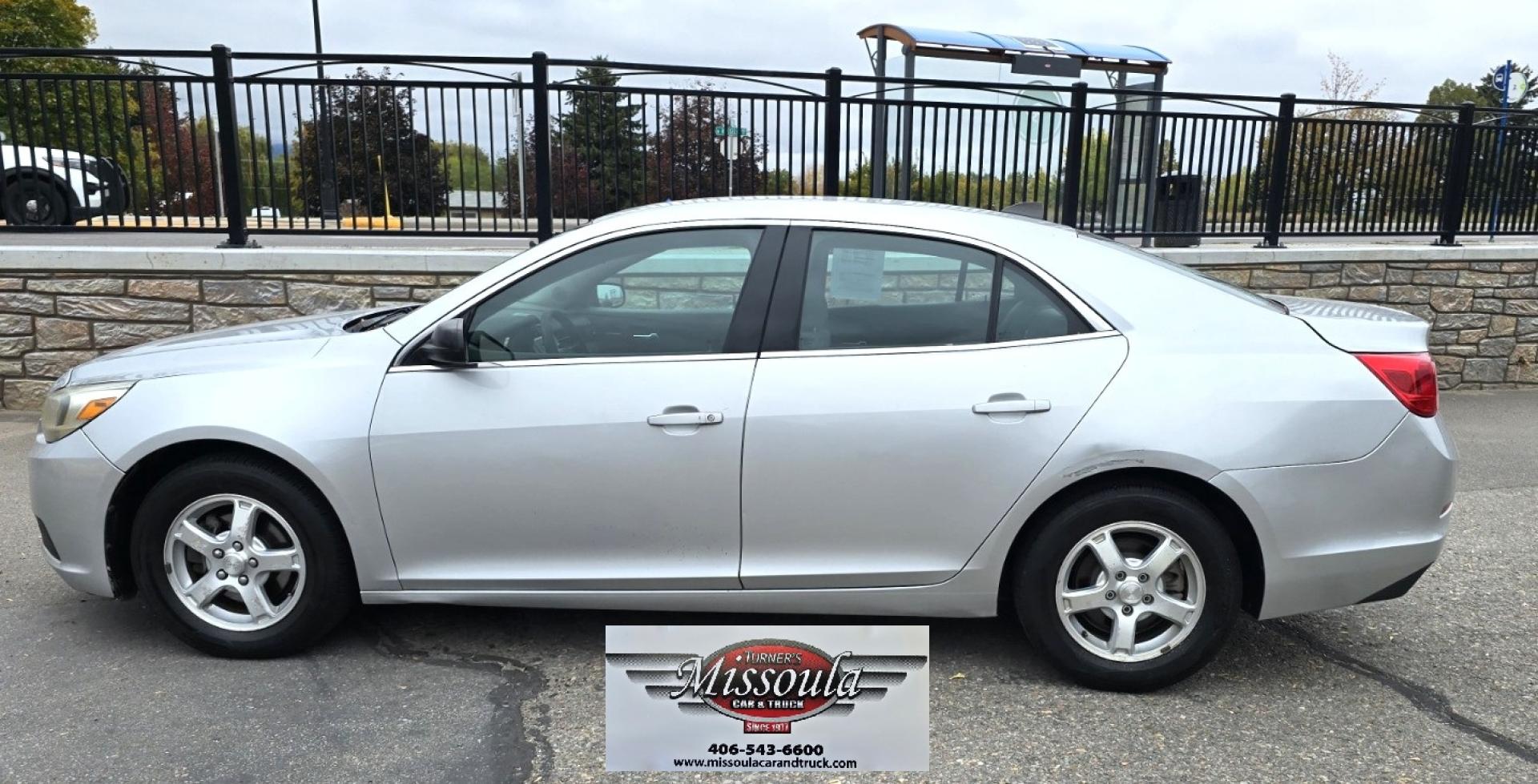 2014 Silver /Gray Chevrolet Malibu LS (1G11B5SL8EF) with an 2.5L L4 DOHC 16V engine, 6-Speed Automatic transmission, located at 450 N Russell, Missoula, MT, 59801, (406) 543-6600, 46.874496, -114.017433 - Nice size family car with good fuel economy at a reasonable price. 2.5L I4 Engine. Front Wheel Drive. Air. Cruise. Tilt. Power Windows and Locks. AM FM CD Player. Clean Title and Carfax. We Finance through local Credit Unions. We do NOT offer In House (Buy Here Pay Here) Financing. - Photo#7