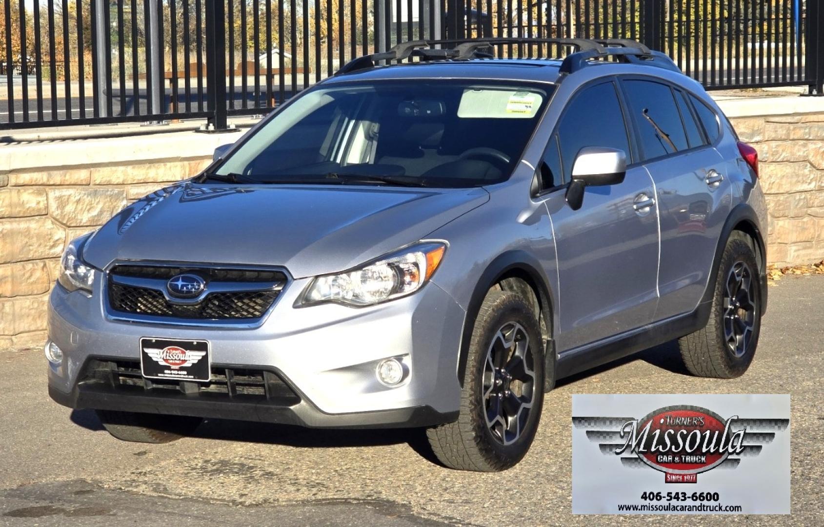 2014 Silver /Black Subaru XV Crosstrek 2.0 Premium (JF2GPAVC4E8) with an 2.0L L4 DOHC 16V engine, Continuously Variable Transmission transmission, located at 450 N Russell, Missoula, MT, 59801, (406) 543-6600, 46.874496, -114.017433 - Very Desirable Subaru XV Crosstrek. All Wheel Drive. 2.0L H4 Engine. Automatic Transmission. Heated Seats. Power Sunroof. Air. Cruise. Tilt. Power Windows and Locks. AM FM CD Player. Beefy All Terrain Tires. Bluetooth. Clean Carfax and Title. We Finance through local Credit Unions. We do NOT off - Photo#4