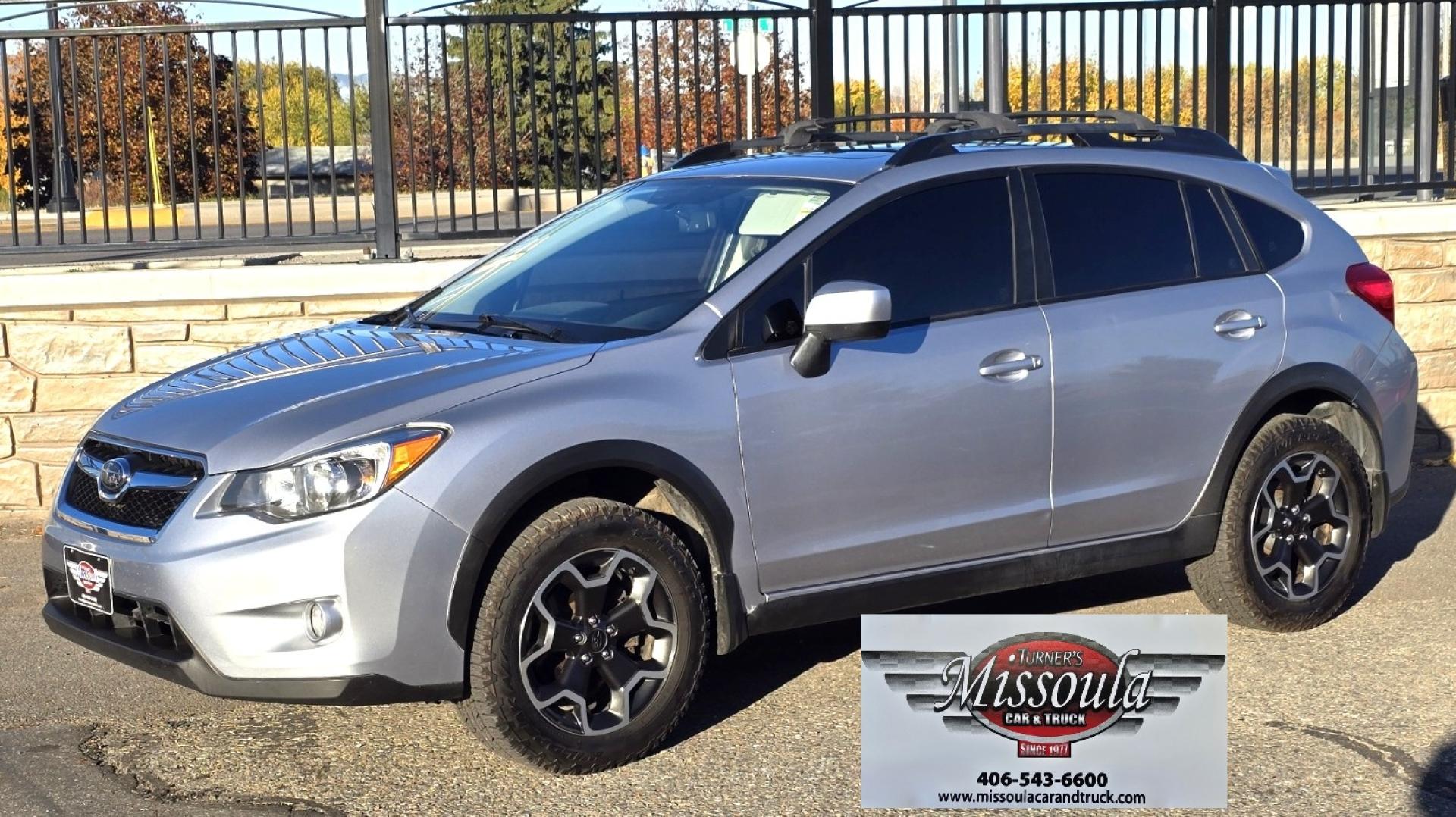 2014 Silver /Black Subaru XV Crosstrek 2.0 Premium (JF2GPAVC4E8) with an 2.0L L4 DOHC 16V engine, Continuously Variable Transmission transmission, located at 450 N Russell, Missoula, MT, 59801, (406) 543-6600, 46.874496, -114.017433 - Very Desirable Subaru XV Crosstrek. All Wheel Drive. 2.0L H4 Engine. Automatic Transmission. Heated Seats. Power Sunroof. Air. Cruise. Tilt. Power Windows and Locks. AM FM CD Player. Beefy All Terrain Tires. Bluetooth. Clean Carfax and Title. We Finance through local Credit Unions. We do NOT off - Photo#1