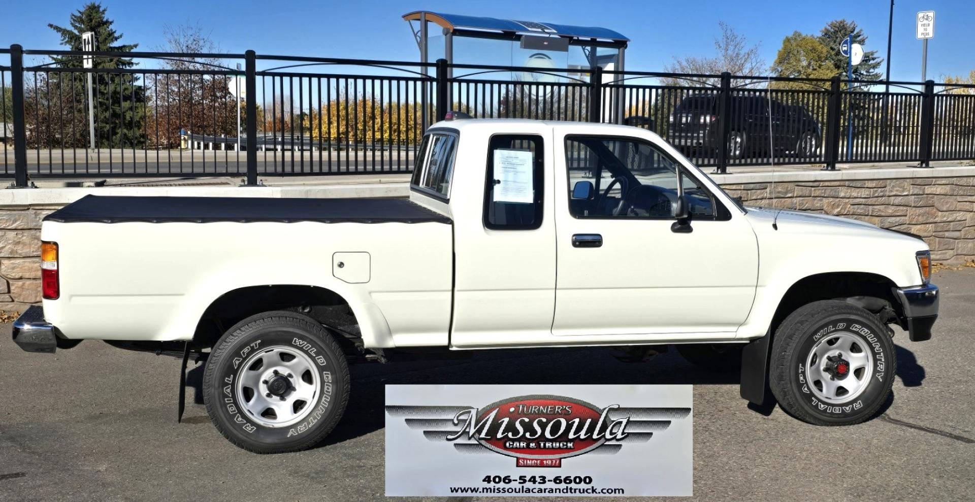 1994 White Toyota Pickup DLX Xtracab 4WD (JT4RN13PXR6) with an 2.4L L4 SOHC 8V engine, 5 Speed Manual transmission, located at 450 N Russell, Missoula, MT, 59801, (406) 543-6600, 46.874496, -114.017433 - Amazing truck ! Looks , runs ,drives and looks like it did in '94 56k actual miles New water pump and radiator shocks and bushings as well. Body is Excellent and Interior is Great! These trucks are some of the best ever made and extremely popular and increasing in value unlike almost everyth - Photo#0