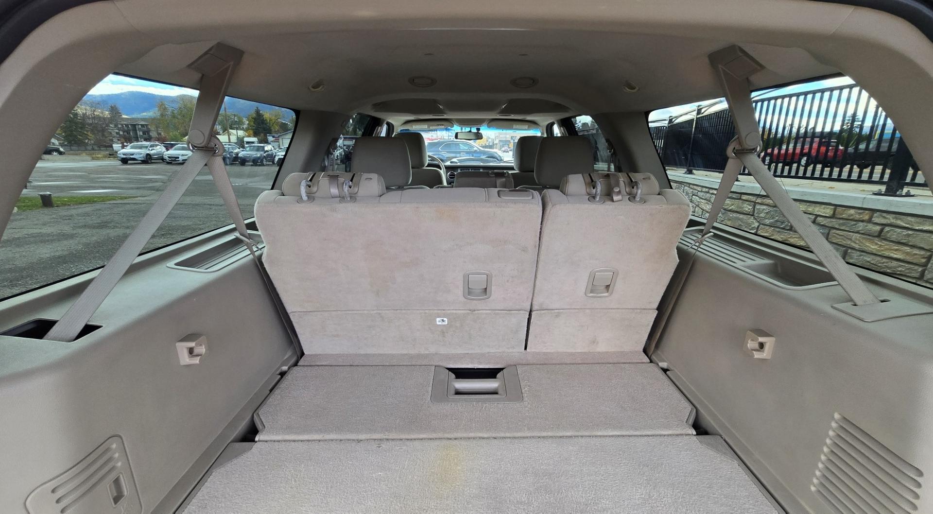 2011 Grey /Tan Ford Expedition EL XLT 4WD (1FMJK1J54BE) with an 5.4L V8 SOHC 16V FFV engine, 6-Speed Automatic transmission, located at 450 N Russell, Missoula, MT, 59801, (406) 543-6600, 46.874496, -114.017433 - Giant 4WD SUV. 5.4L V8 Engine. Automatic Transmission. 3rd Row Seating with Room to Spare. Front and Rear Climate Control. Air. Cruise. Tilt. Power Windows and Locks. AM FM CD Player. Bluetooth. Grill Guard. Running Boards. Like New Firestone Tires. Has a Sunroof but the glass does not open. We F - Photo#8