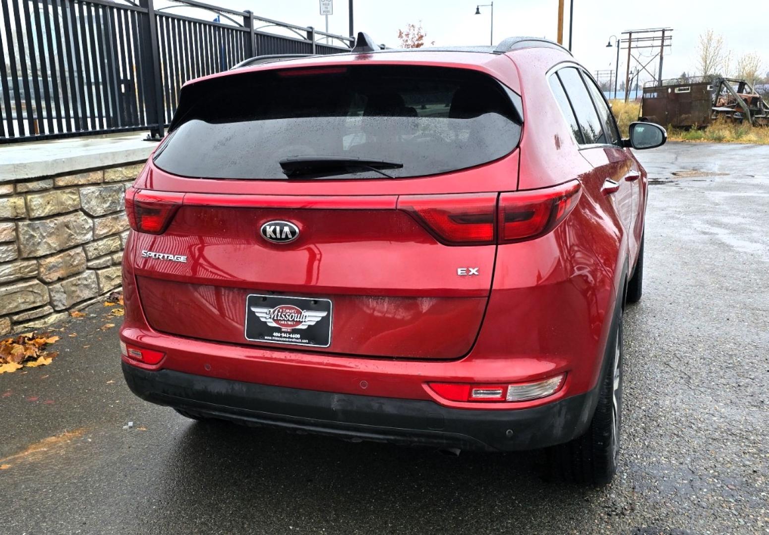 2018 Red /Tan Kia Sportage EX AWD (KNDPNCAC8J7) with an 2.4L V6 DOHC 24V engine, 6A transmission, located at 450 N Russell, Missoula, MT, 59801, (406) 543-6600, 46.874496, -114.017433 - Cute Little AWD SUV that has more features than you can shake a stick at, 2.4L I4 Engine. 6 Speed Automatic Transmission. Technology Package. Huge Panoramic Sun Roof. Navigation. Heated and Cooled Front Seats. Heated Steering Wheel. Heated Back Seats. Driver Assist. Backup Camera. Bluetooth Audio an - Photo#4
