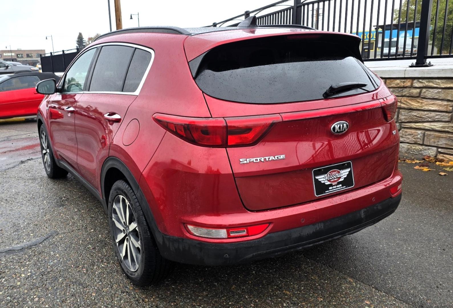 2018 Red /Tan Kia Sportage EX AWD (KNDPNCAC8J7) with an 2.4L V6 DOHC 24V engine, 6A transmission, located at 450 N Russell, Missoula, MT, 59801, (406) 543-6600, 46.874496, -114.017433 - Cute Little AWD SUV that has more features than you can shake a stick at, 2.4L I4 Engine. 6 Speed Automatic Transmission. Technology Package. Huge Panoramic Sun Roof. Navigation. Heated and Cooled Front Seats. Heated Steering Wheel. Heated Back Seats. Driver Assist. Backup Camera. Bluetooth Audio an - Photo#10