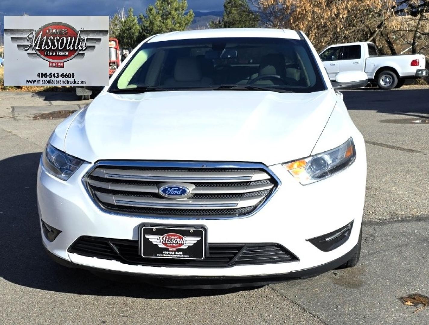 2016 White /Tan Ford Taurus SEL AWD (1FAHP2H83GG) with an 3.5L V6 DOHC 24V engine, 6A transmission, located at 450 N Russell, Missoula, MT, 59801, (406) 543-6600, 46.874496, -114.017433 - Classy Looking AWD Sedan. Peppy 3.5L V6 Engine. 6 Speed Automatic Transmission. Front Power Seats. Air. Cruise. Tilt. AM FM SAT CD. Bluetooth Audio and Phone. Power Windows and Locks. Goodyear Tires. Remote Start. We Finance through local Credit Unions. We do NOT offer In House (Buy Here Pay Her - Photo#8