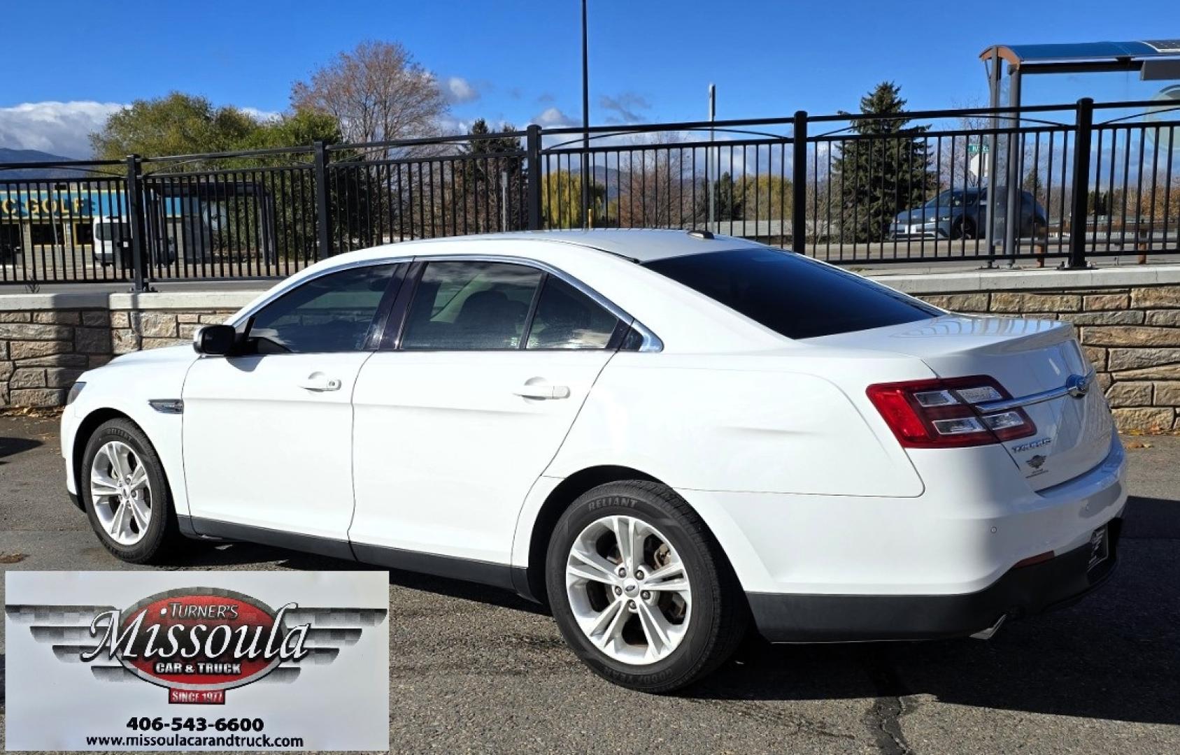2016 White /Tan Ford Taurus SEL AWD (1FAHP2H83GG) with an 3.5L V6 DOHC 24V engine, 6A transmission, located at 450 N Russell, Missoula, MT, 59801, (406) 543-6600, 46.874496, -114.017433 - Classy Looking AWD Sedan. Peppy 3.5L V6 Engine. 6 Speed Automatic Transmission. Front Power Seats. Air. Cruise. Tilt. AM FM SAT CD. Bluetooth Audio and Phone. Power Windows and Locks. Goodyear Tires. Remote Start. We Finance through local Credit Unions. We do NOT offer In House (Buy Here Pay Her - Photo#10