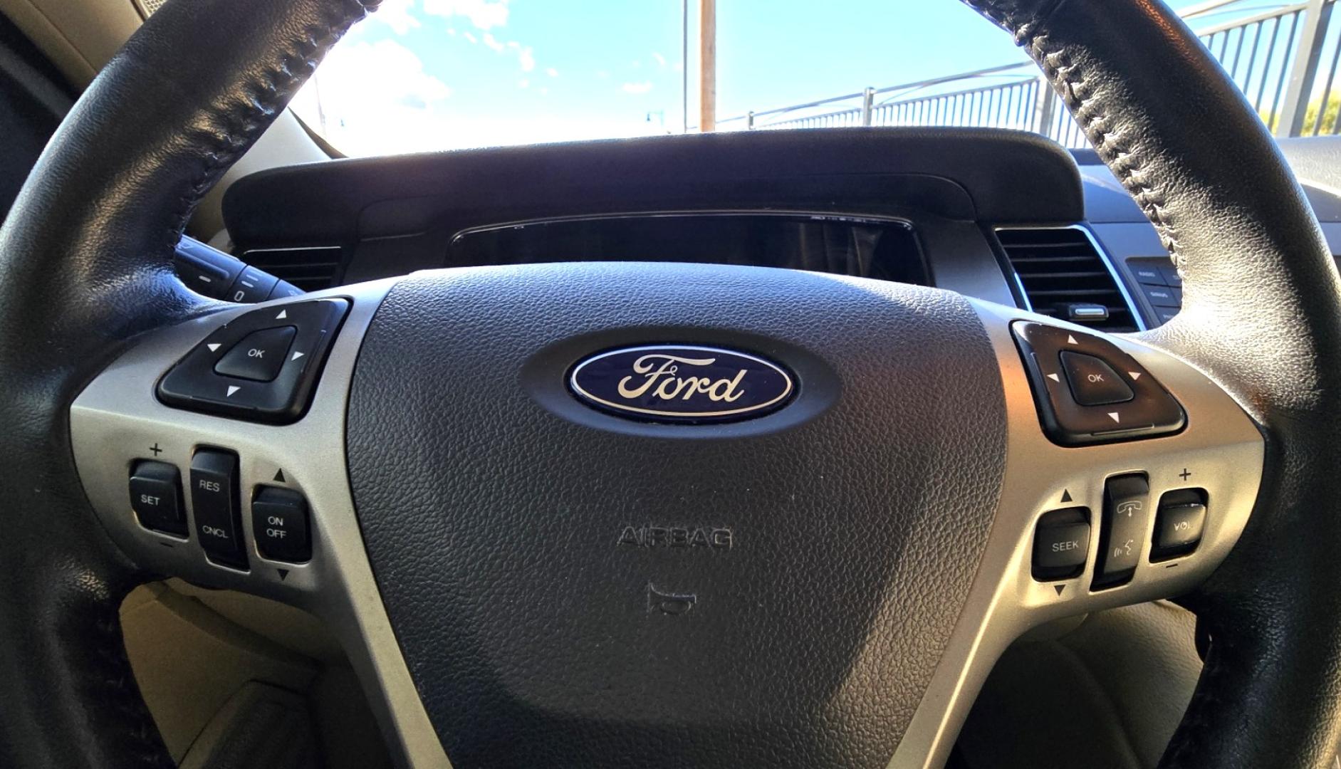 2016 White /Tan Ford Taurus SEL AWD (1FAHP2H83GG) with an 3.5L V6 DOHC 24V engine, 6A transmission, located at 450 N Russell, Missoula, MT, 59801, (406) 543-6600, 46.874496, -114.017433 - Classy Looking AWD Sedan. Peppy 3.5L V6 Engine. 6 Speed Automatic Transmission. Front Power Seats. Air. Cruise. Tilt. AM FM SAT CD. Bluetooth Audio and Phone. Power Windows and Locks. Goodyear Tires. Remote Start. We Finance through local Credit Unions. We do NOT offer In House (Buy Here Pay Her - Photo#16