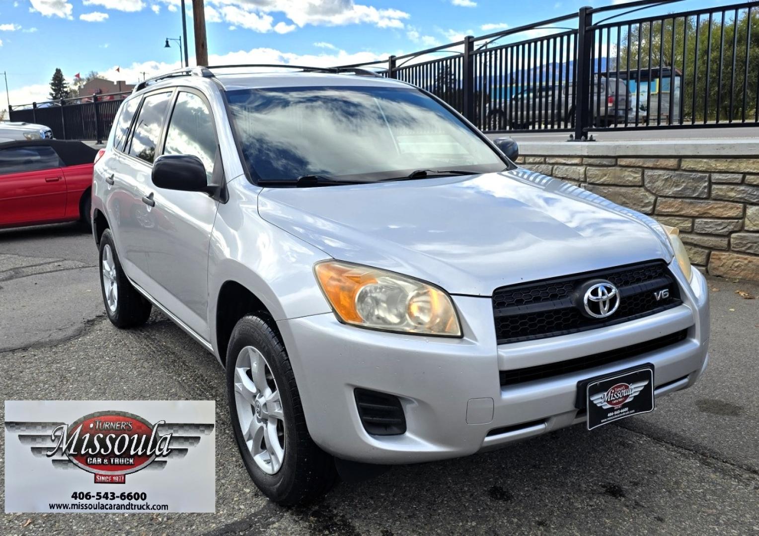 2010 Silver /Gray Toyota RAV4 V6 4WD (JTMBK4DV6AD) with an 3.5L V6 DOHC 24V engine, 5-Speed Automatic transmission, located at 450 N Russell, Missoula, MT, 59801, (406) 543-6600, 46.874496, -114.017433 - Photo#9
