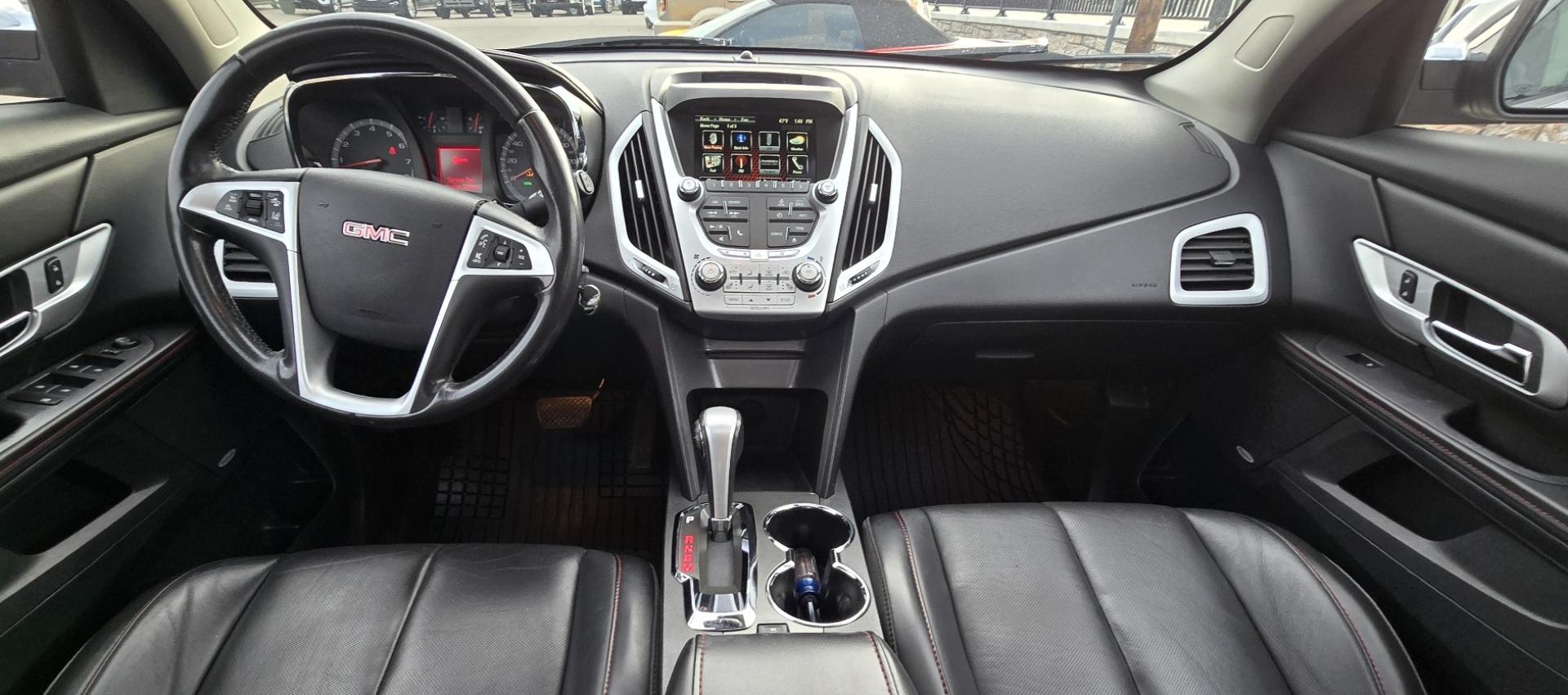 2015 Silver /Black GMC Terrain SLT2 AWD (2GKFLYE34F6) with an 3.6L V6 DOHC 24V engine, 6-Speed Automatic transmission, located at 450 N Russell, Missoula, MT, 59801, (406) 543-6600, 46.874496, -114.017433 - Beefy AWD SUV. 3.6L V6 Engine. 6 Speed Automatic Transmission. Power Sunroof. Air. Cruise. Tilt. Power Drivers Seat. Power Lift Gate. Power Windows and Locks. AM FM SAT CD Player. Bluetooth Audio and Phone. Backup Camera. Nice Touring Radial Tires. Remote Start. We Finance through local Credit U - Photo#15