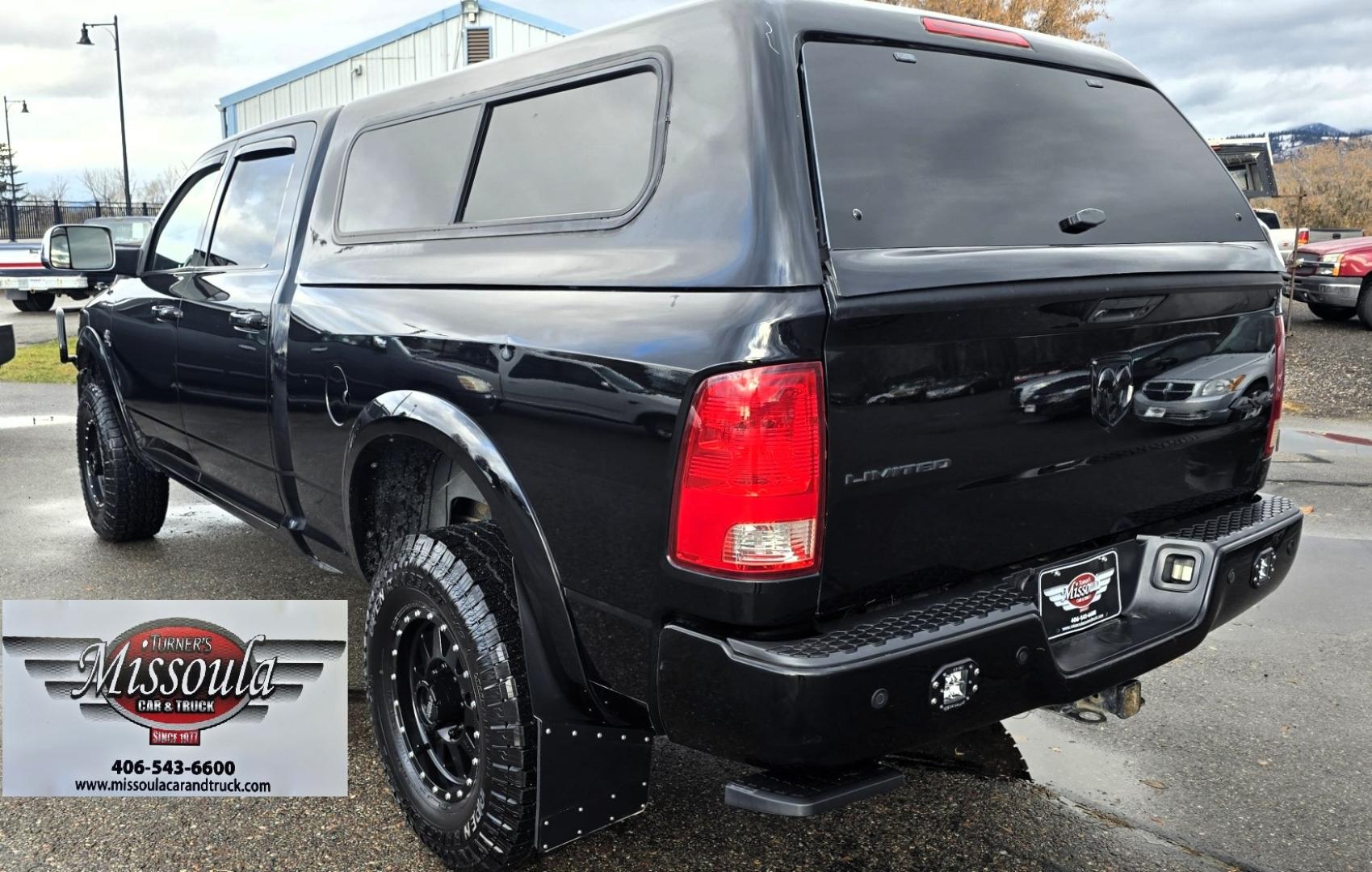 2012 Black /Black Dodge Ram 3500 Laramie Longhorn Edition Crew Cab SWB 4WD (3C63D3FL1CG) with an 6.7L L6 OHV 24V TURBO DIESEL engine, 6-Speed Automatic transmission, located at 450 N Russell, Missoula, MT, 59801, (406) 543-6600, 46.874496, -114.017433 - Beautiful 4WD Diesel Crew Cab. Tuner and is EGR Deleted 6.7L Cummins. Automatic Transmission. Touchscreen Alpine Stereo System. Heated Front and Rear Seats. Power Leather Front Seats. Heated Steering Wheel. Bluetooth Audio and Phone Connectivity. Backup Camera. Power Sunroof. Retractable Running Boa - Photo#10