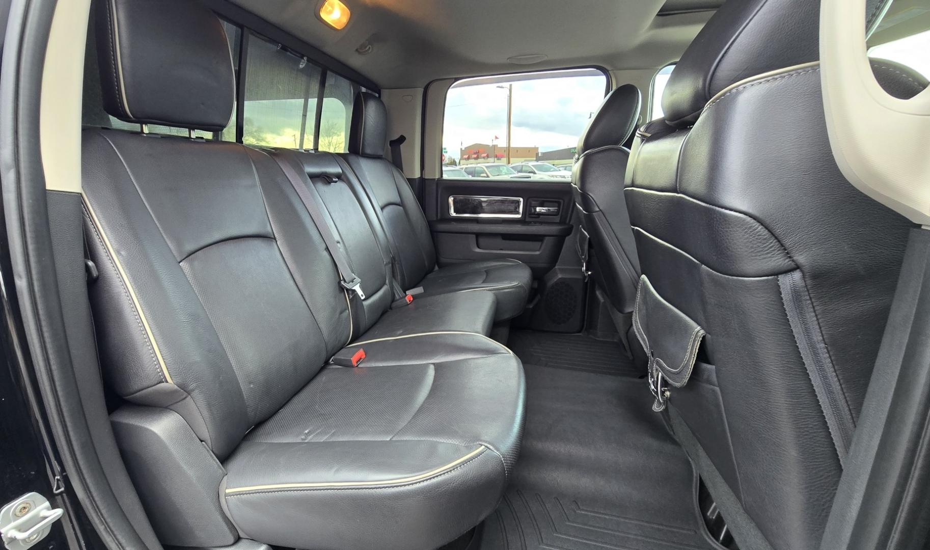 2012 Black /Black Dodge Ram 3500 Laramie Longhorn Edition Crew Cab SWB 4WD (3C63D3FL1CG) with an 6.7L L6 OHV 24V TURBO DIESEL engine, 6-Speed Automatic transmission, located at 450 N Russell, Missoula, MT, 59801, (406) 543-6600, 46.874496, -114.017433 - Beautiful 4WD Diesel Crew Cab. Tuner and is EGR Deleted 6.7L Cummins. Automatic Transmission. Touchscreen Alpine Stereo System. Heated Front and Rear Seats. Power Leather Front Seats. Heated Steering Wheel. Bluetooth Audio and Phone Connectivity. Backup Camera. Power Sunroof. Retractable Running Boa - Photo#13