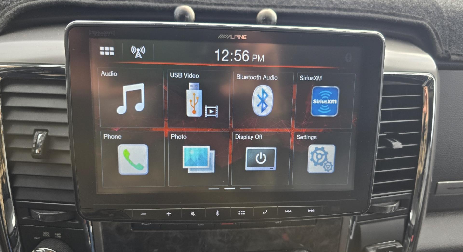 2012 Black /Black Dodge Ram 3500 Laramie Longhorn Edition Crew Cab SWB 4WD (3C63D3FL1CG) with an 6.7L L6 OHV 24V TURBO DIESEL engine, 6-Speed Automatic transmission, located at 450 N Russell, Missoula, MT, 59801, (406) 543-6600, 46.874496, -114.017433 - Beautiful 4WD Diesel Crew Cab. Tuner and is EGR Deleted 6.7L Cummins. Automatic Transmission. Touchscreen Alpine Stereo System. Heated Front and Rear Seats. Power Leather Front Seats. Heated Steering Wheel. Bluetooth Audio and Phone Connectivity. Backup Camera. Power Sunroof. Retractable Running Boa - Photo#25