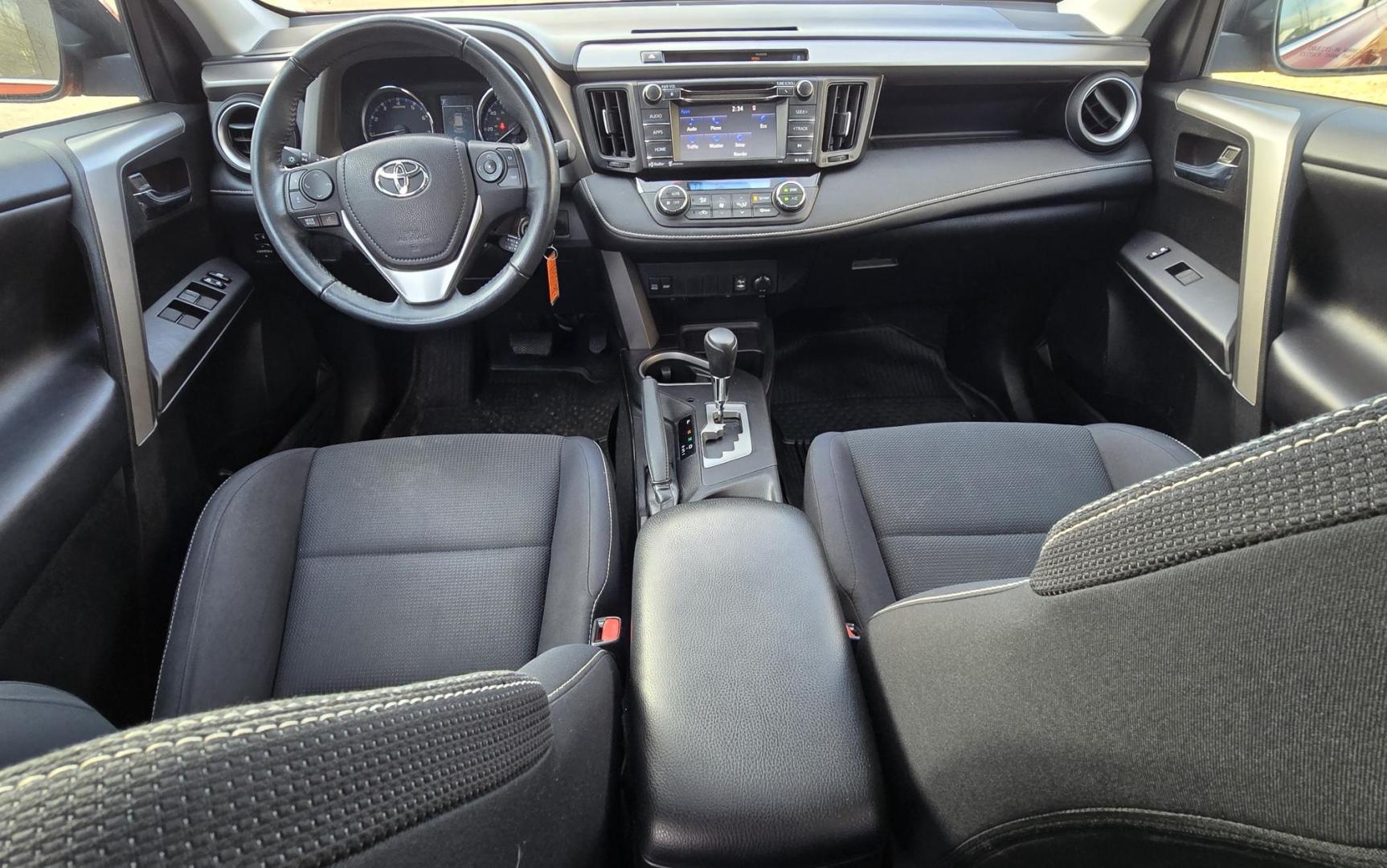 2016 Orange /Black Toyota RAV4 XLE AWD (2T3RFREV1GW) with an 2.5L L4 DOHC 16V engine, 6A transmission, located at 450 N Russell, Missoula, MT, 59801, (406) 543-6600, 46.874496, -114.017433 - Photo#15