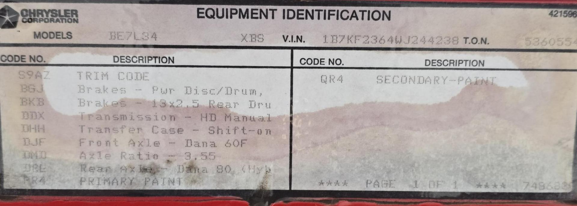 1998 Red /Blue Dodge Ram 2500 Quad Cab 6.5-ft. Bed 4WD (1B7KF2364WJ) with an 5.9L L6 OHV 24V TURBO DIESEL engine, 5 Speed Manual transmission, located at 450 N Russell, Missoula, MT, 59801, (406) 543-6600, 46.874496, -114.017433 - Highly Desirable 2nd Generation Dodge 3/4 Ton 4WD with a 24 Valve 5.9L Cummins Diesel Engine. Comes with a Rare 5 Speed Manual Transmission. Runs and Shits well. Air Conditioning. Nice Wheels and Tires. Box has a few dings and dents. Set up for a gooseneck ball. Because of the age, our lenders d - Photo#18