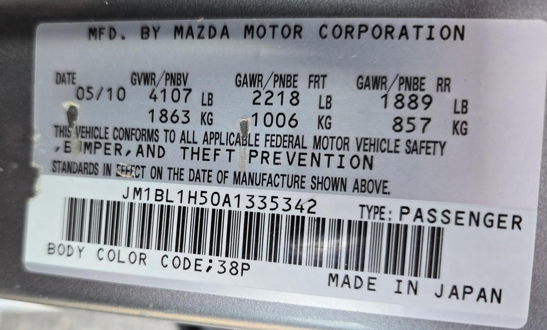 2010 Silver /Gray Mazda MAZDA3 S Sport (JM1BL1H50A1) with an 2.5L L4 DOHC 16V engine, Automatic transmission, located at 450 N Russell, Missoula, MT, 59801, (406) 543-6600, 46.874496, -114.017433 - Photo#18