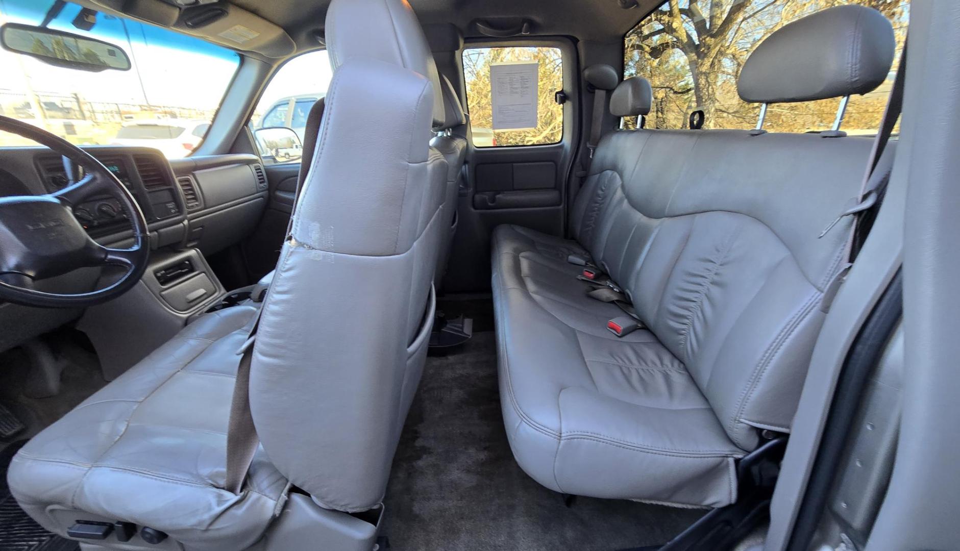 2002 Pewter /Gray GMC Sierra 1500 SLT Ext. Cab 4WD (1GTEK19T52E) with an 5.3L V8 OHV 16V engine, 4-Speed Automatic Overdrive transmission, located at 450 N Russell, Missoula, MT, 59801, (406) 543-6600, 46.874496, -114.017433 - Clean 3 Owner 4WD Chevy. 5.3L V8 Engine. Automatic Transmission. Air. Cruise. Tilt. Power Windows and Locks. Leather Memory Seats. Heated Front Seats. AM FM CD Cassette Player. Truck Runs and drives fantastic. Excellent Tires. Clean Title and Carfax. Because of the age, our lenders do NOT offer - Photo#15