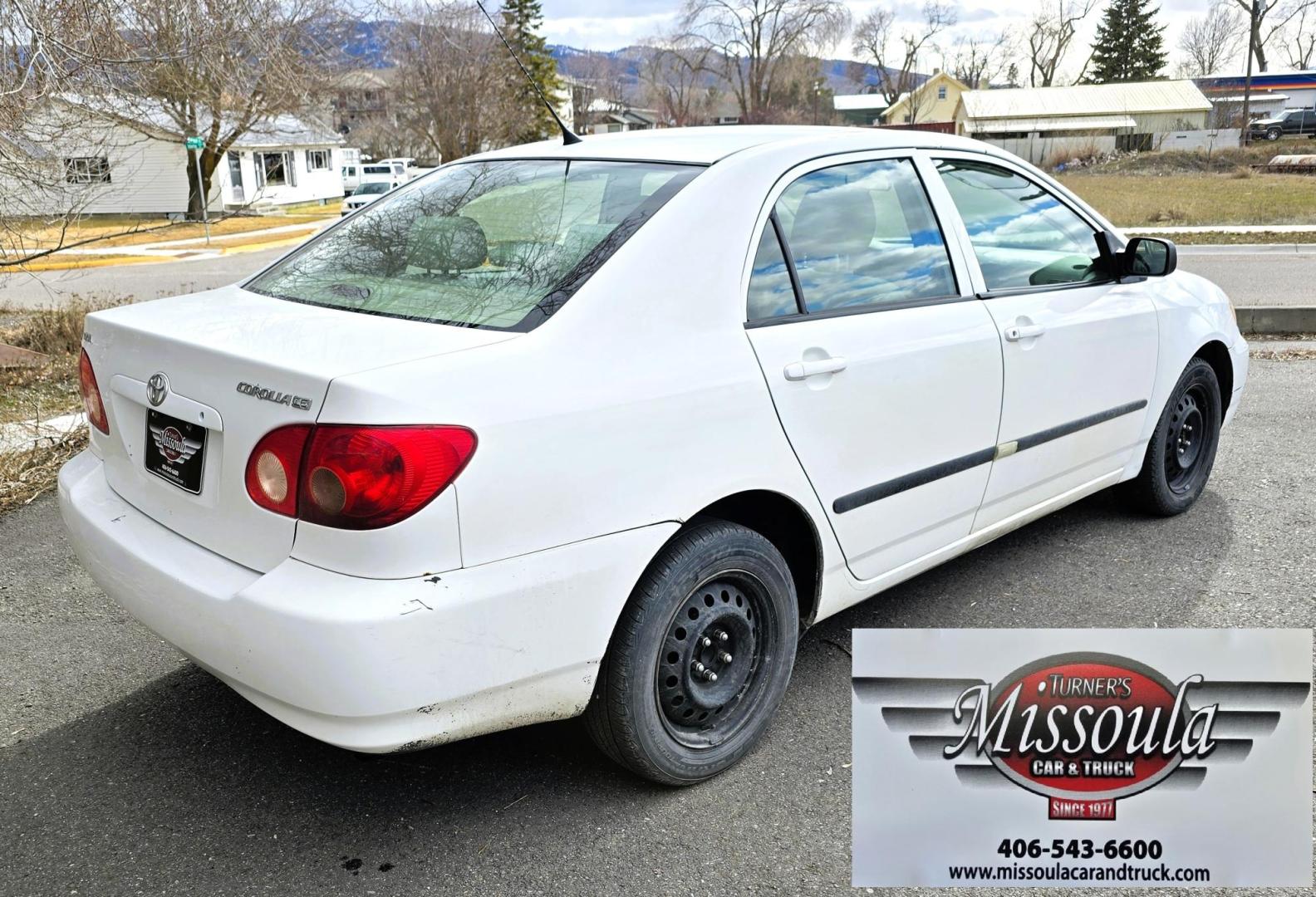 2007 White /Gray Toyota Corolla CE (JTDBR32E170) with an 1.8L L4 DOHC 16V engine, Automatic transmission, located at 450 N Russell, Missoula, MT, 59801, (406) 543-6600, 46.874496, -114.017433 - Looking for Fuel Economy at a reasonable price? Look no further. 2007 Toyota Corolla with a 1.8L I4 Engine. Automatic Transmission. Front Wheel Drive. Power Windows and Locks. Seats are in excellent condition and very comfortable. Air. Cruise. Tilt. New Brakes all around. Does have a Branded Title b - Photo#7